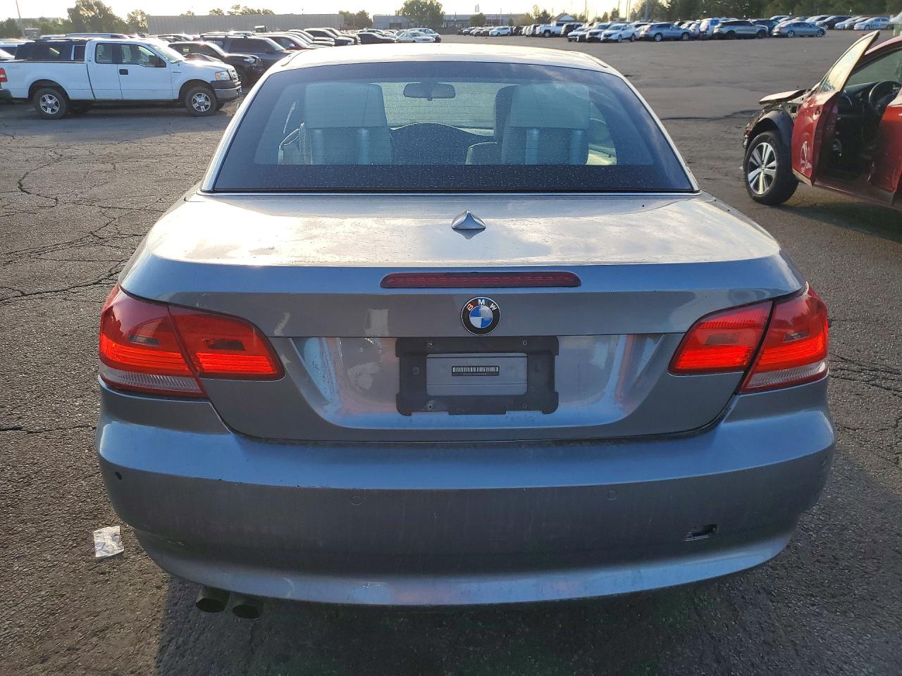 2008 Bmw 328 I Gray vin: WBAWL13578PX18451