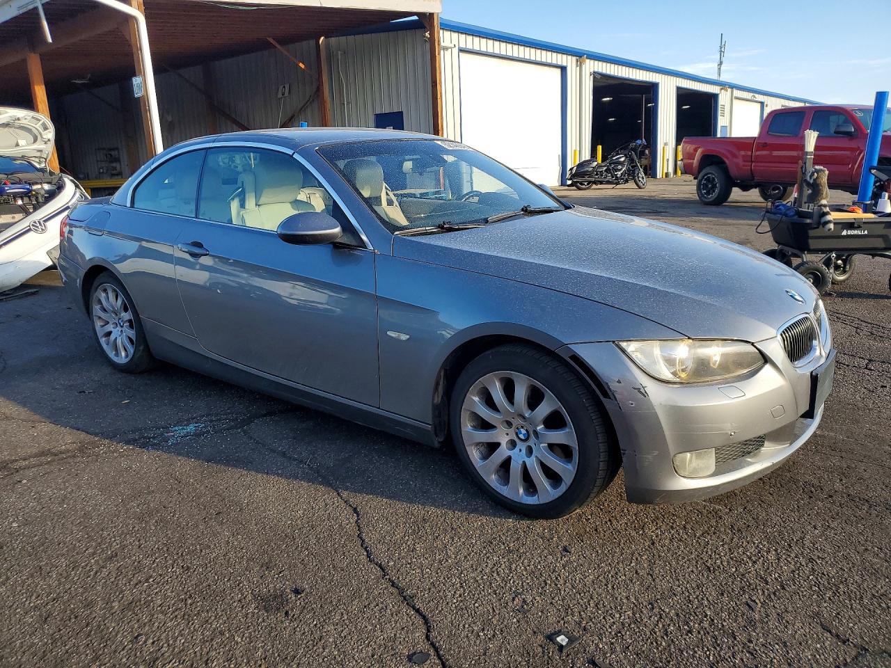 2008 Bmw 328 I Gray vin: WBAWL13578PX18451