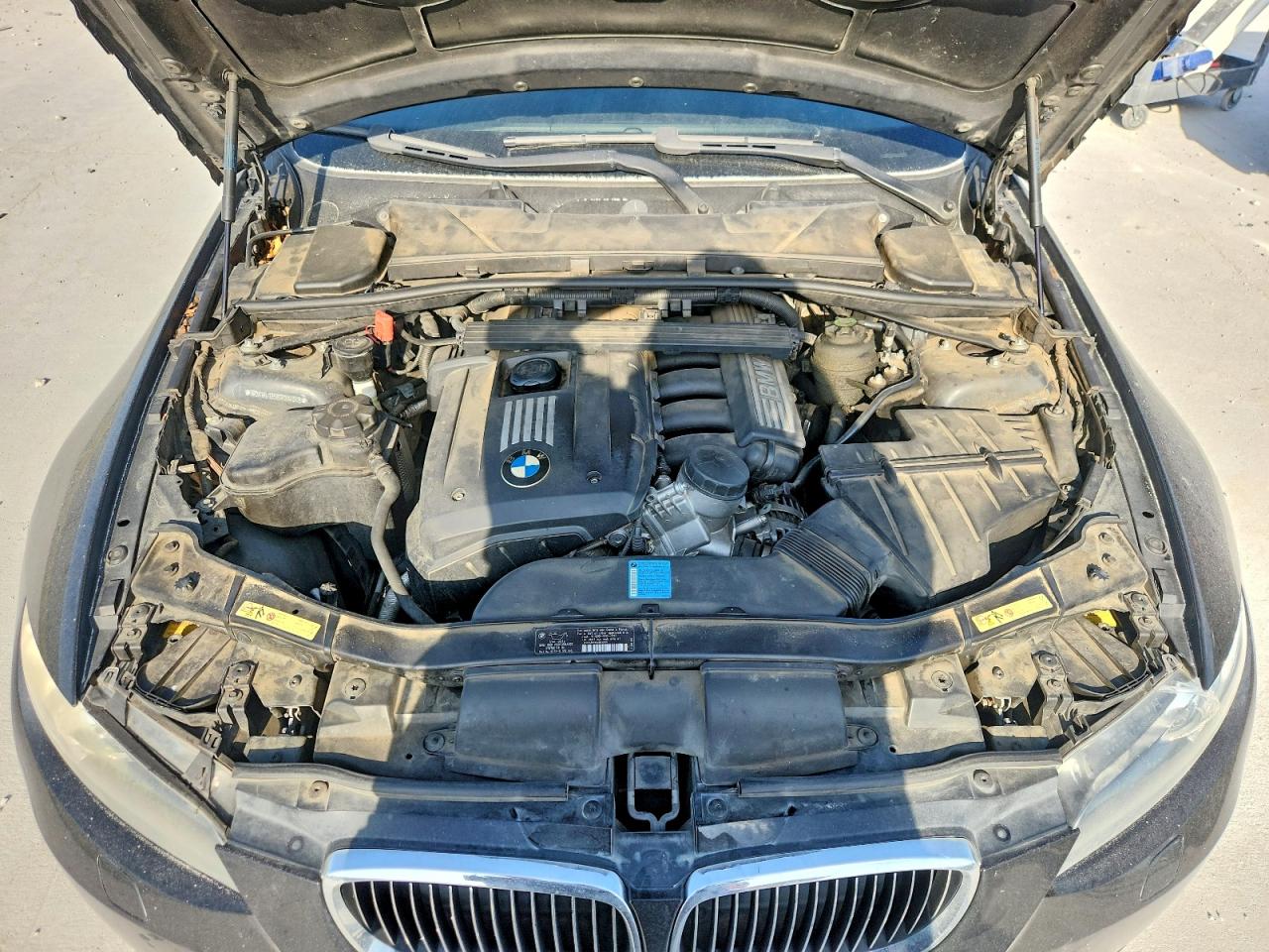 2007 Bmw 328 I Черный vin: WBAWL13587PX14648
