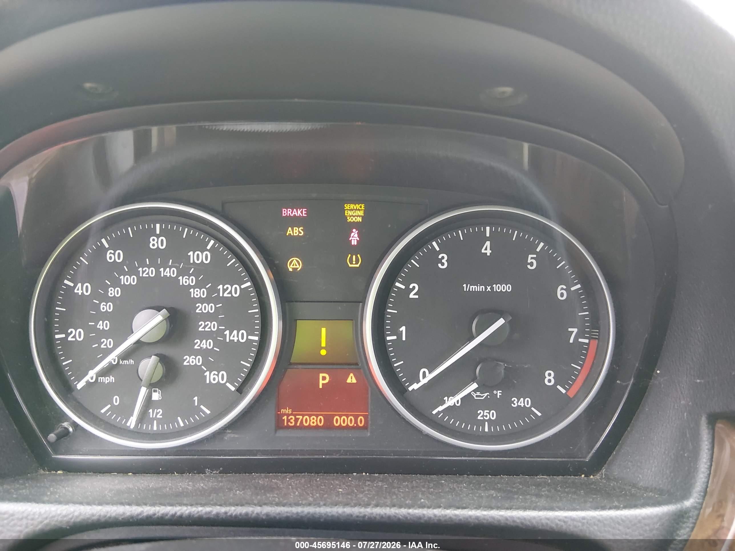 2007 Bmw 328i   White vin: WBAWL13587PX15055