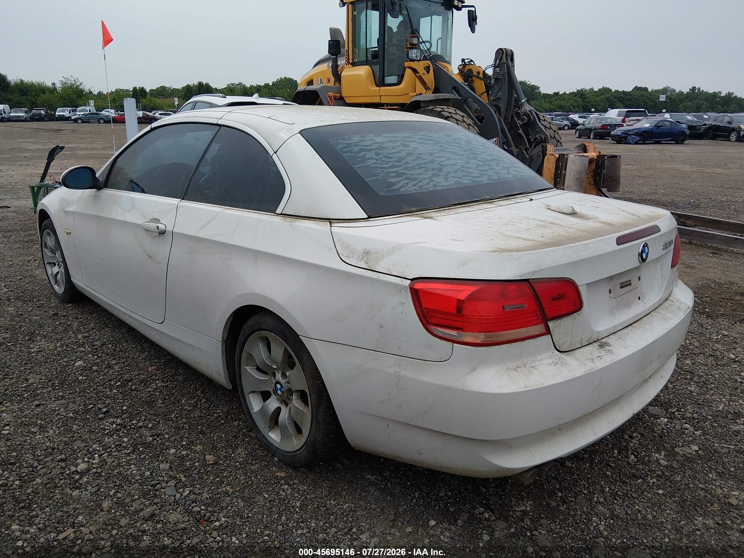 2007 Bmw 328i   White vin: WBAWL13587PX15055