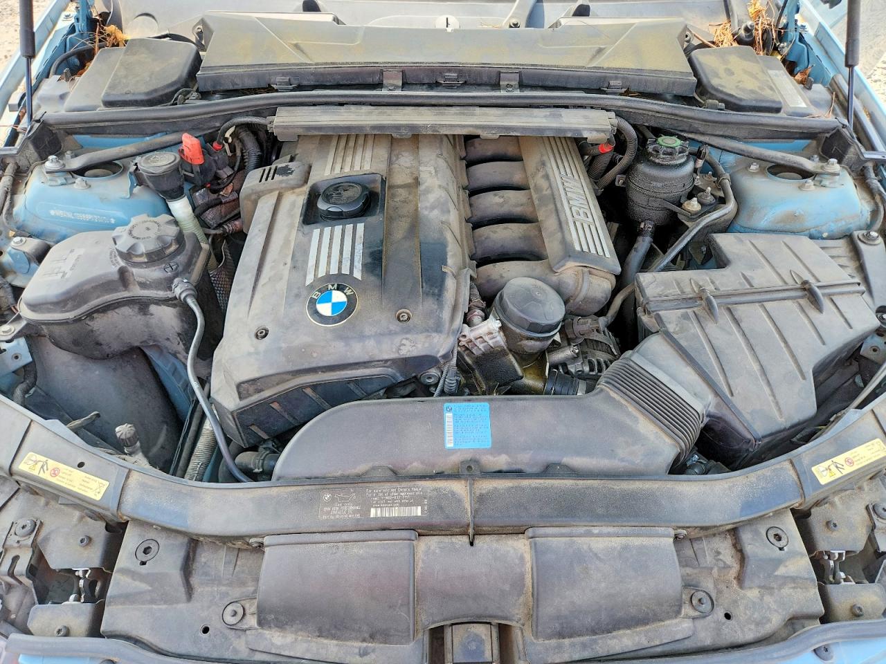 2008 Bmw 328 I Blue vin: WBAWL13588PX20404