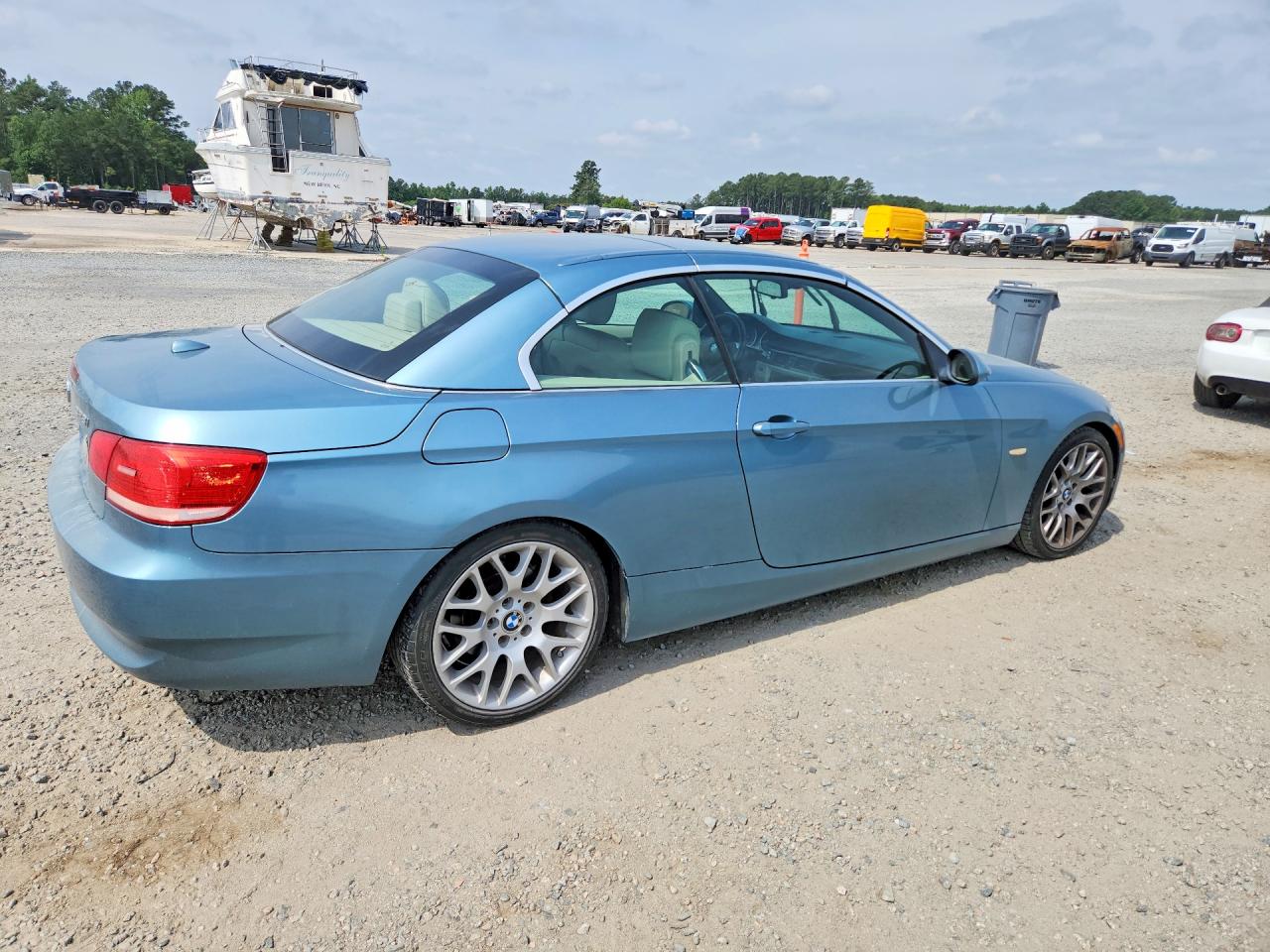 2008 Bmw 328 I Blue vin: WBAWL13588PX20404