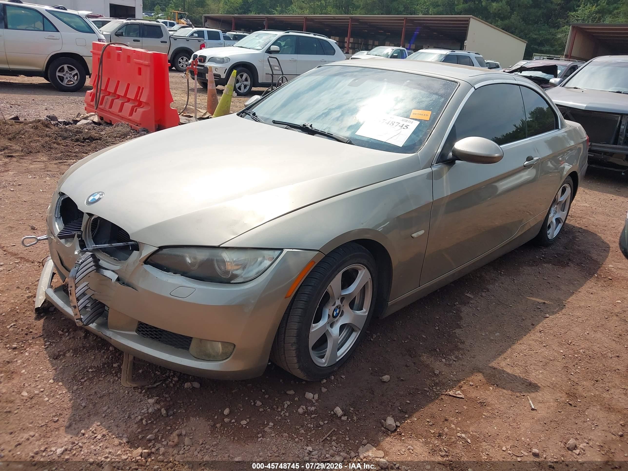2007 Bmw 328i Gold vin: WBAWL13597PX13332
