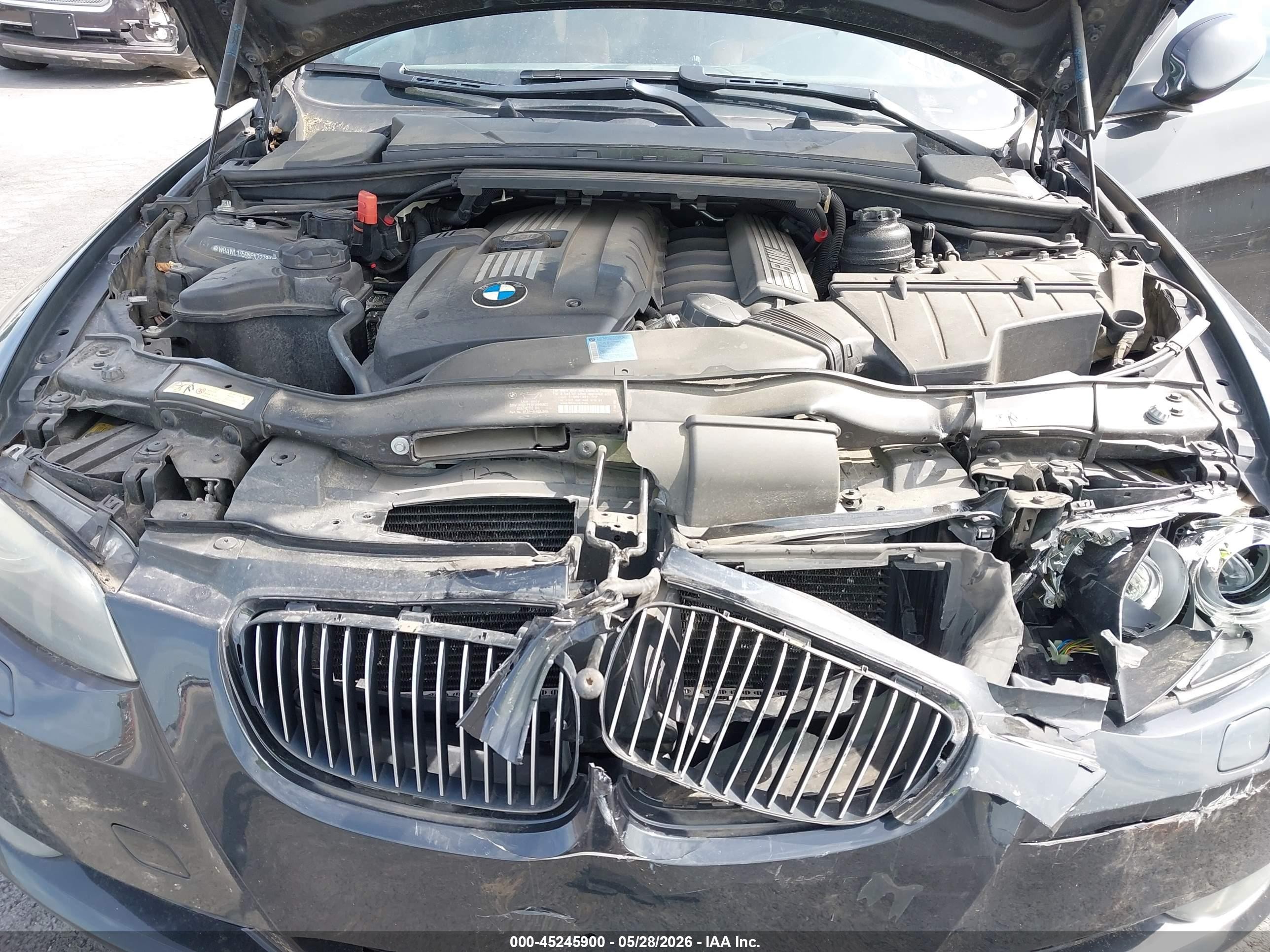 2008 Bmw 328i   Черный vin: WBAWL13598PX22288