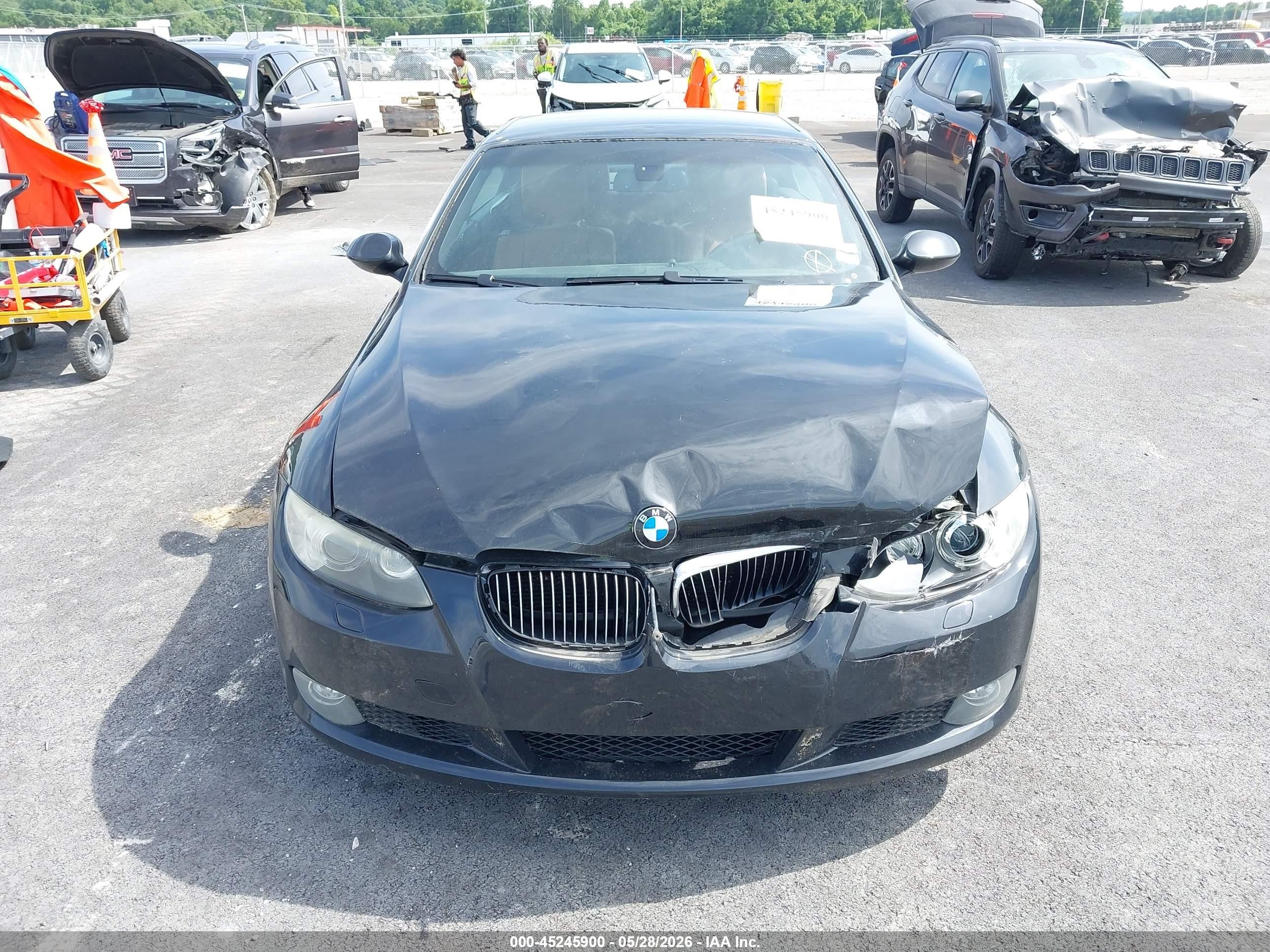 2008 Bmw 328i   Черный vin: WBAWL13598PX22288