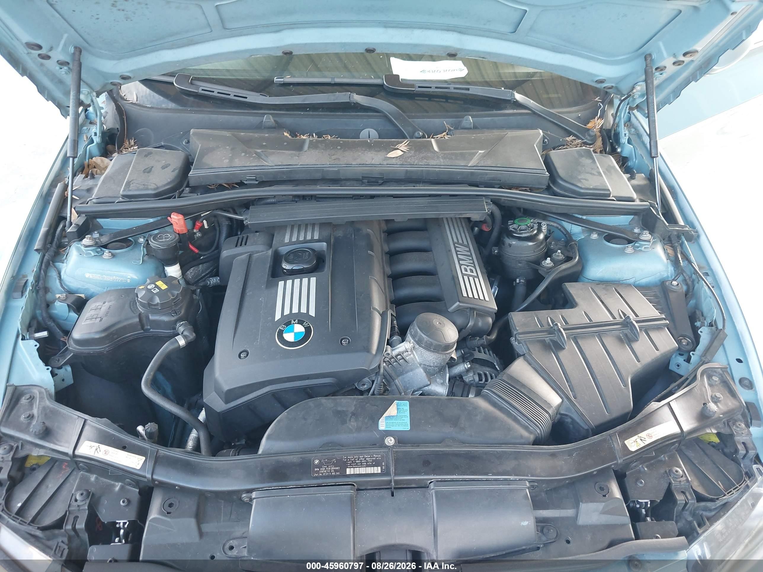 2008 Bmw 328i   Blue vin: WBAWL135X8PX22154