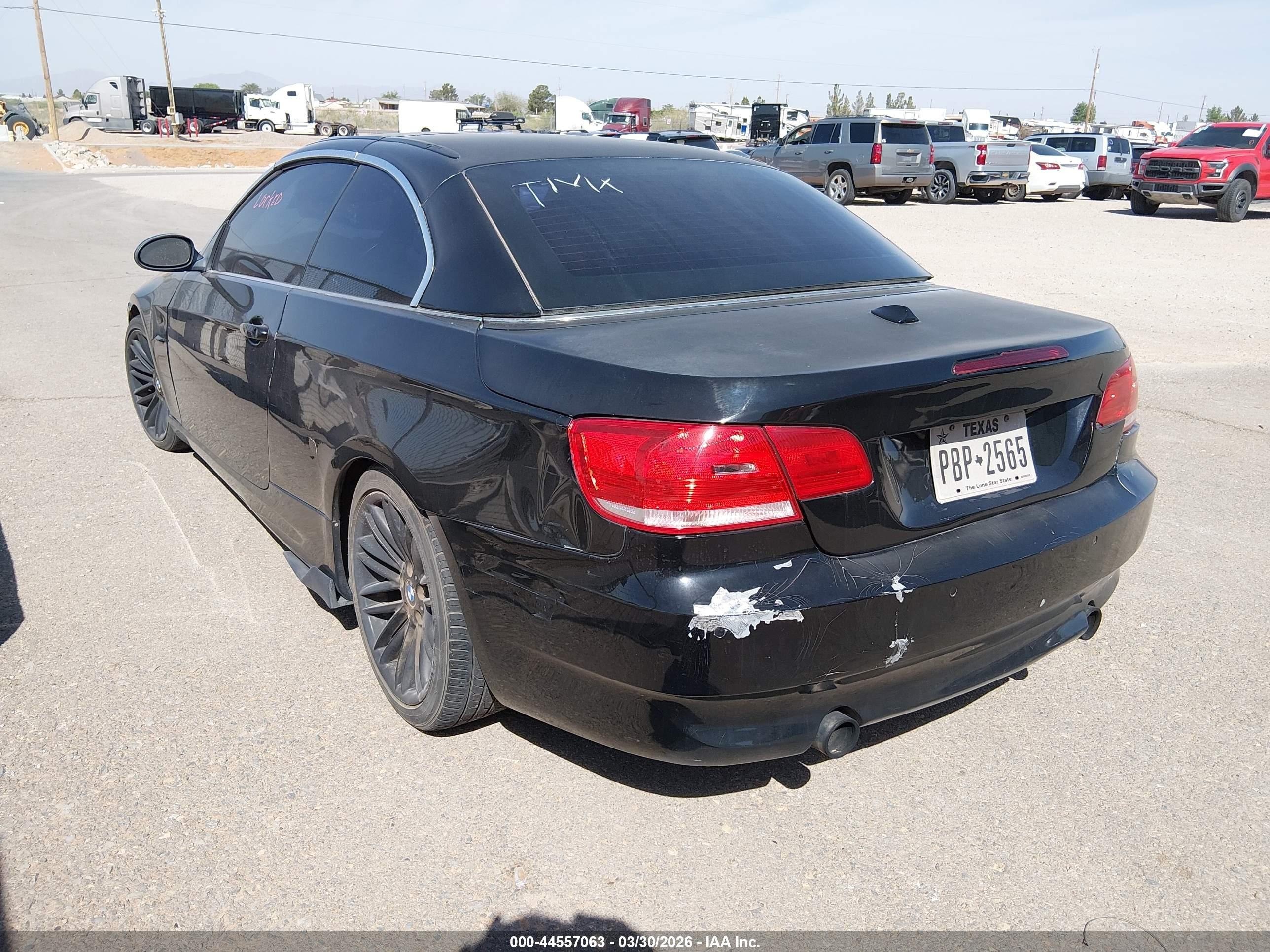 2007 Bmw 335i   Черный vin: WBAWL73507PX47632
