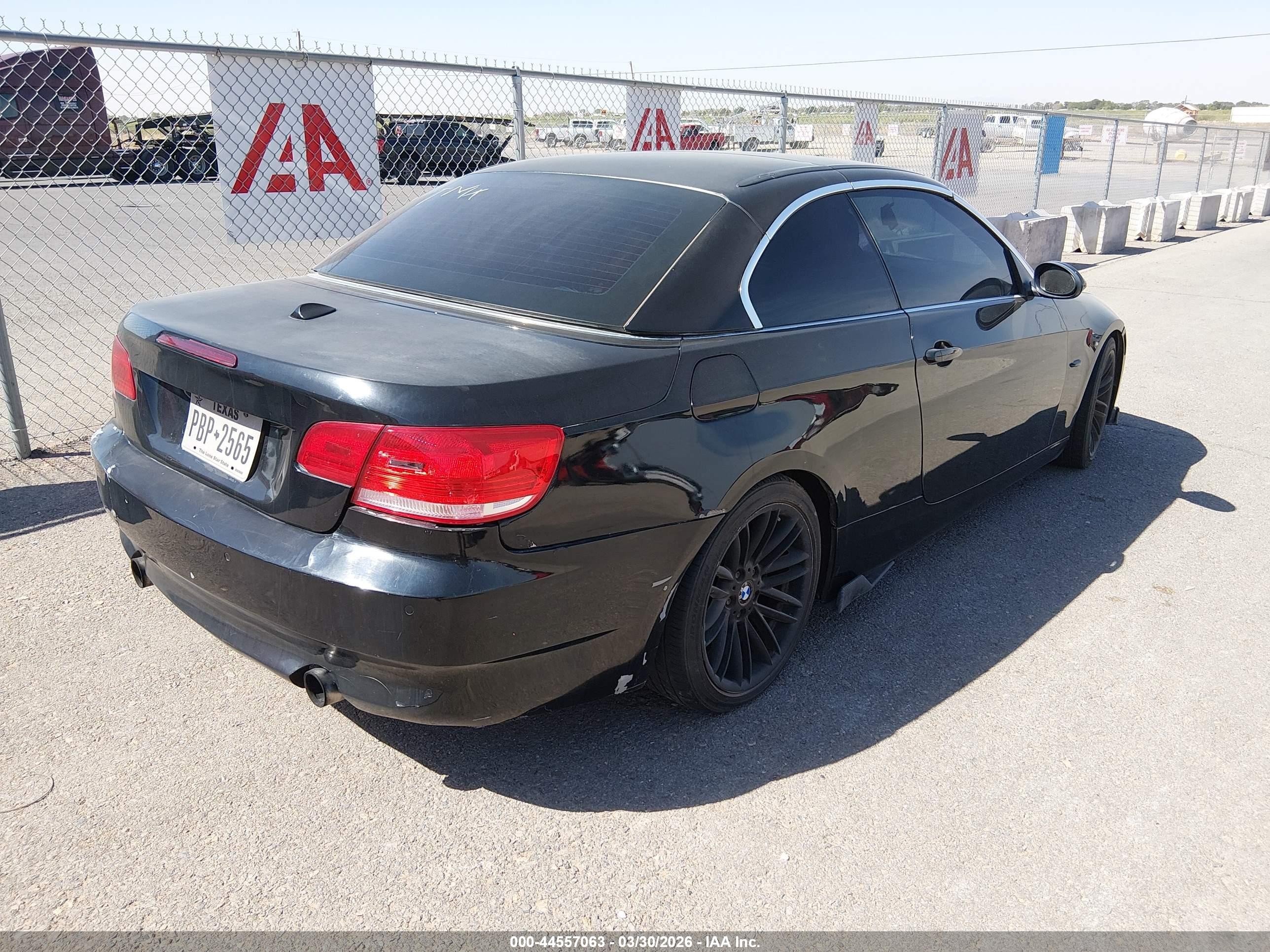 2007 Bmw 335i   Черный vin: WBAWL73507PX47632
