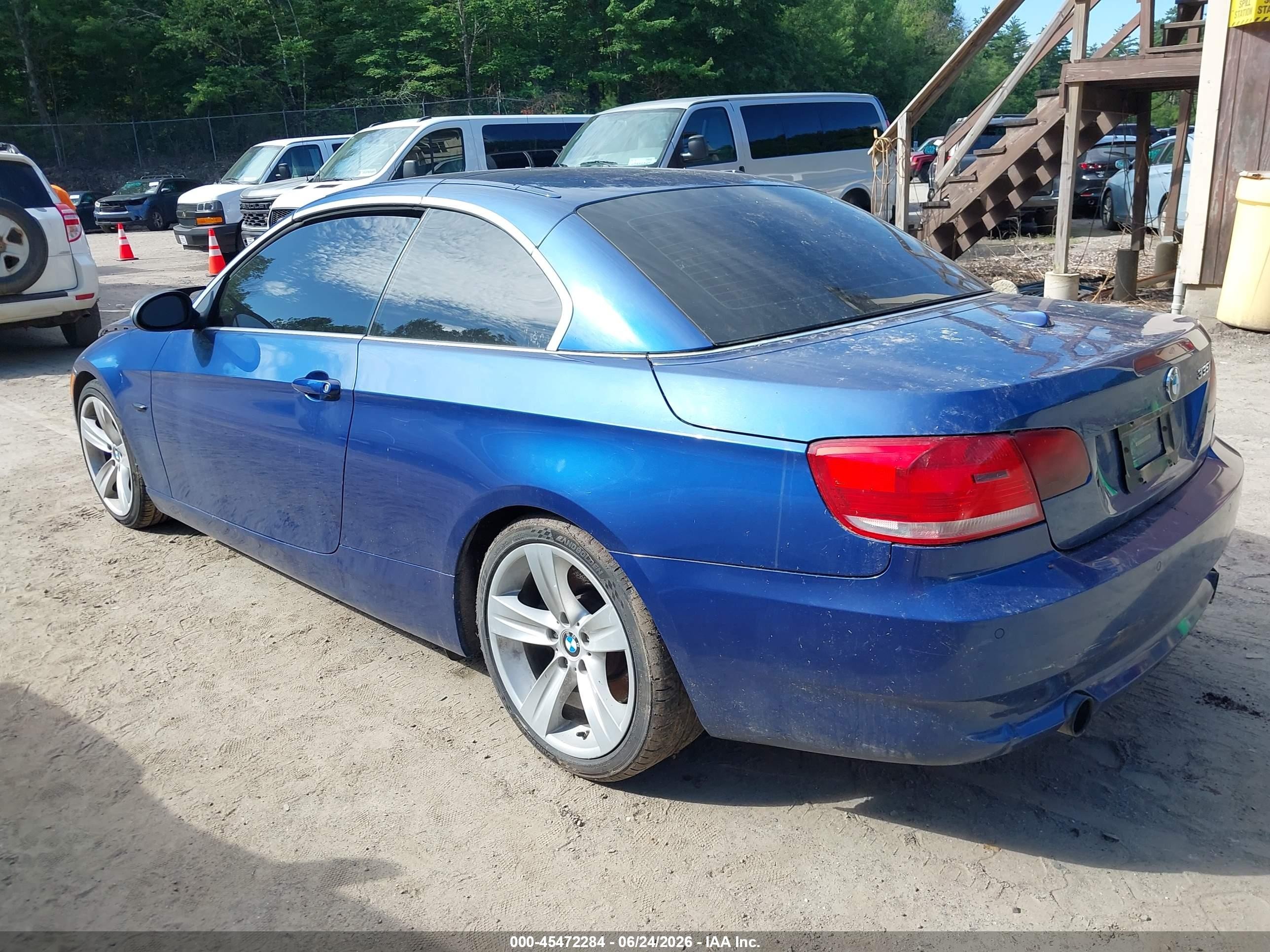 2008 Bmw 335i   Blue vin: WBAWL73508PX55893
