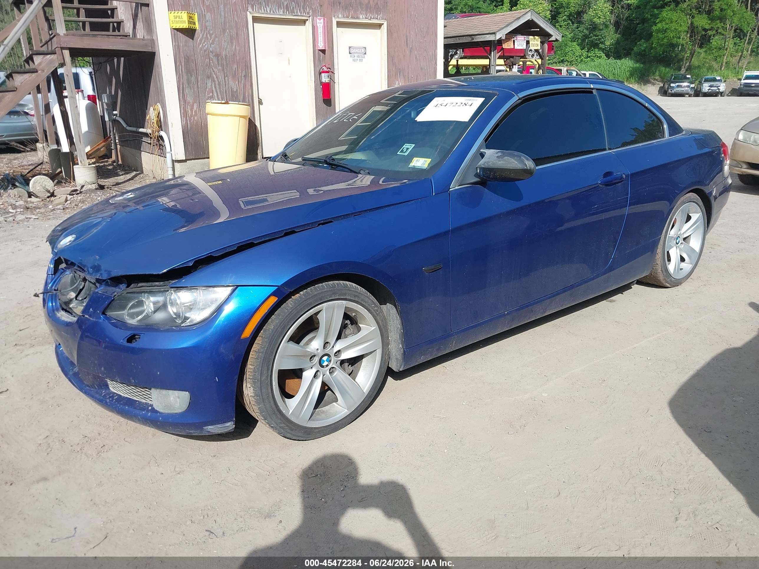 2008 Bmw 335i   Blue vin: WBAWL73508PX55893