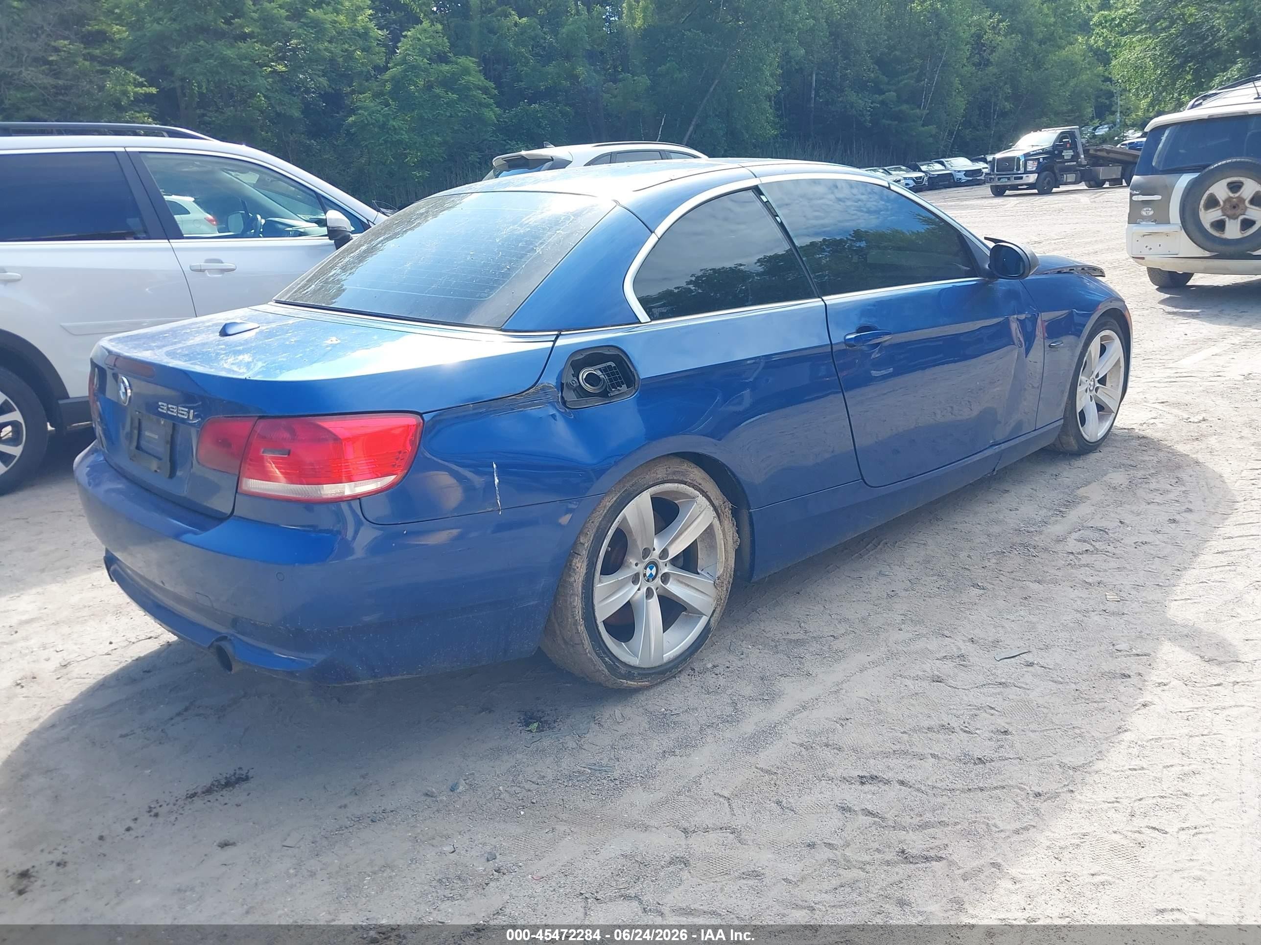 2008 Bmw 335i   Blue vin: WBAWL73508PX55893