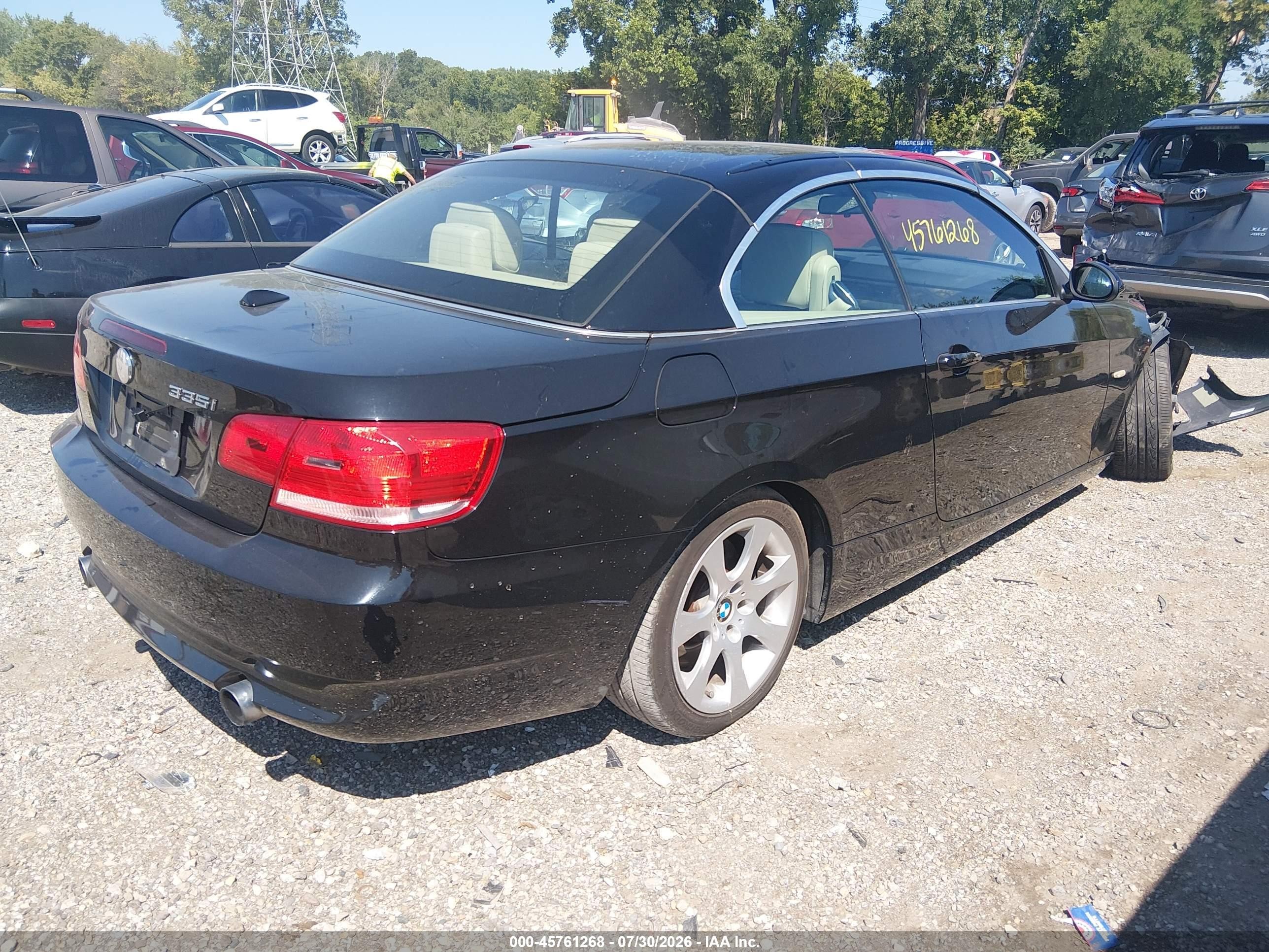 2008 Bmw 335i   Black vin: WBAWL73508PX57272