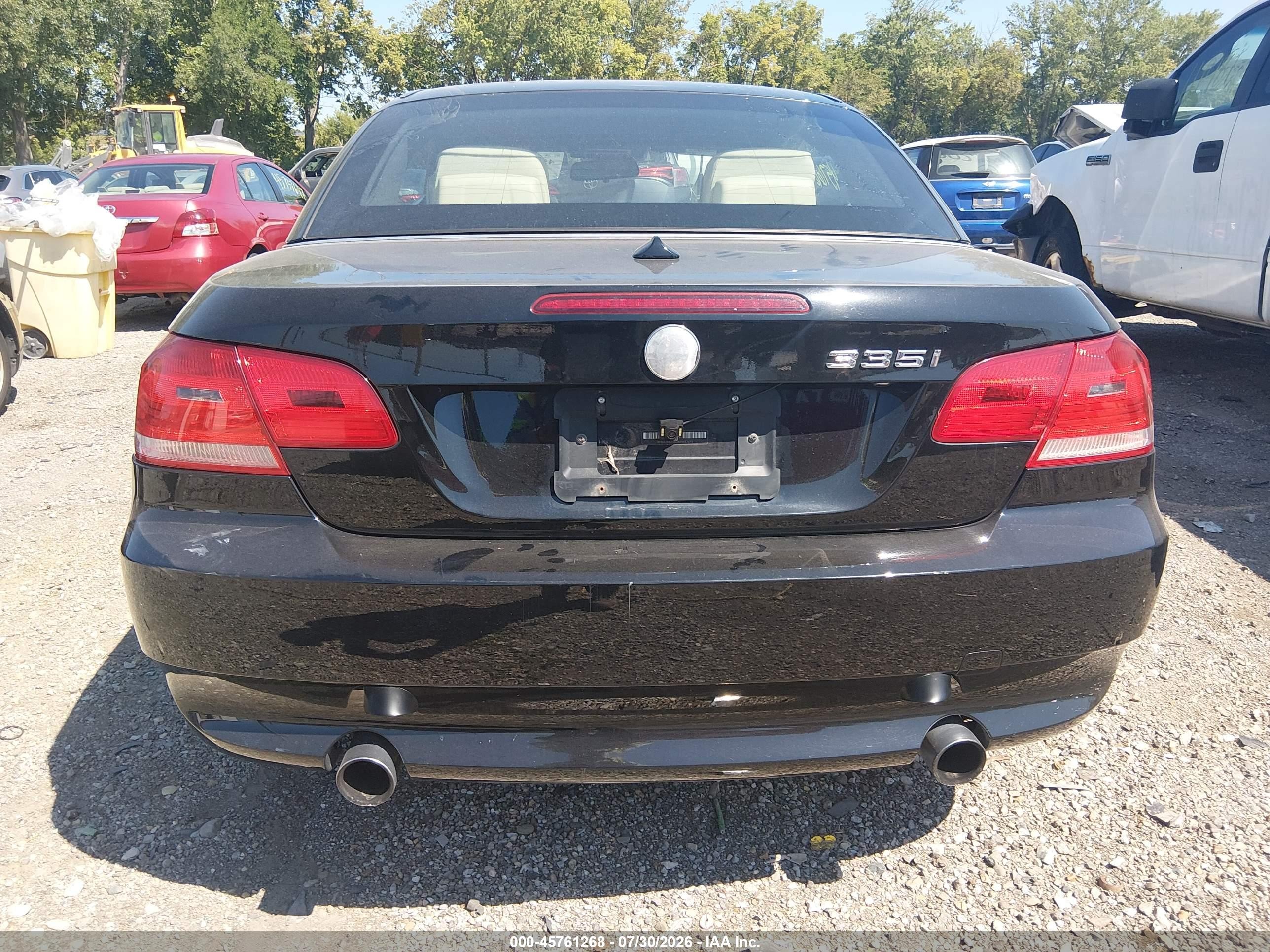 2008 Bmw 335i   Black vin: WBAWL73508PX57272