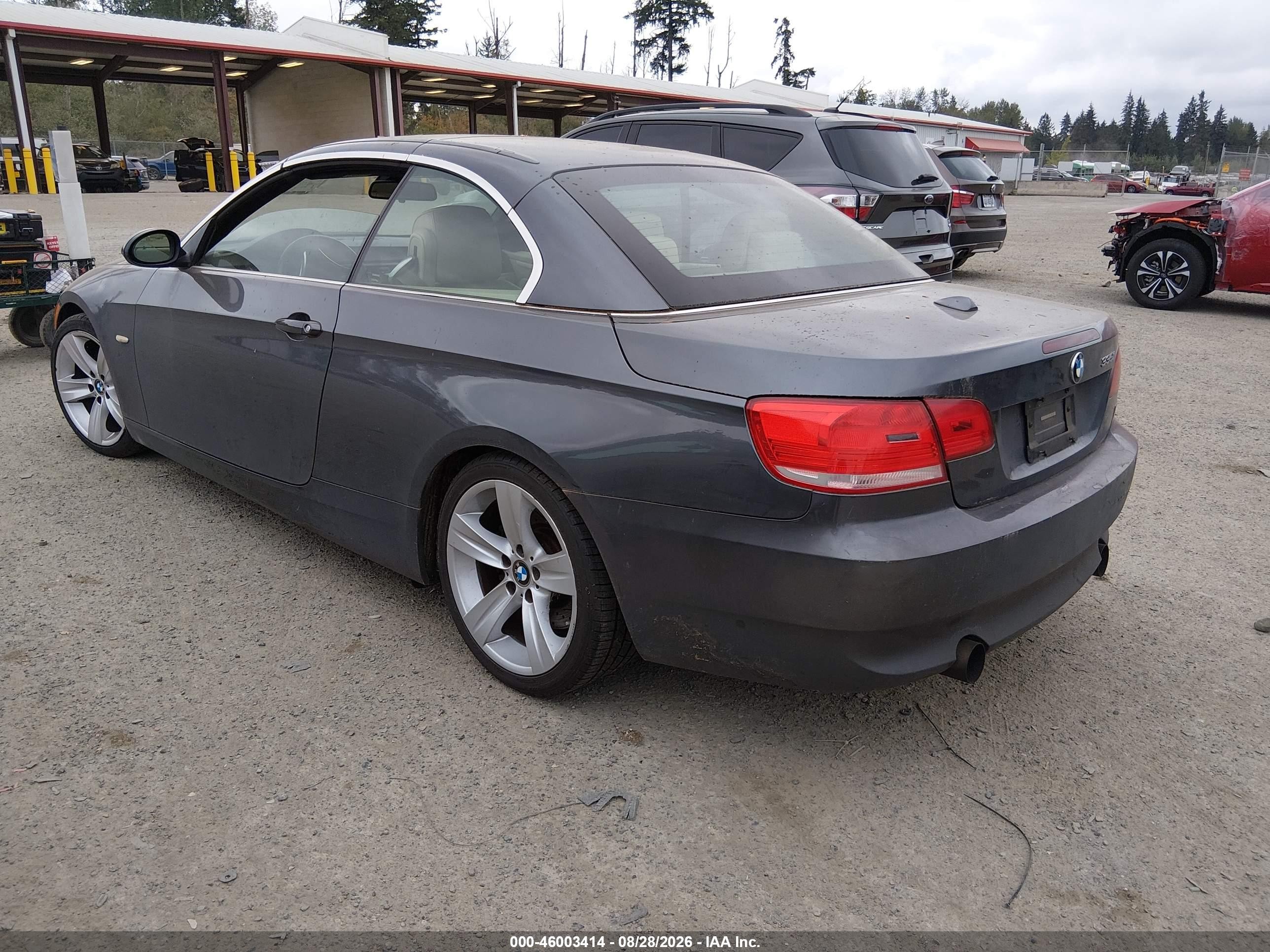 2007 Bmw 335i   Gray vin: WBAWL73517PX46229