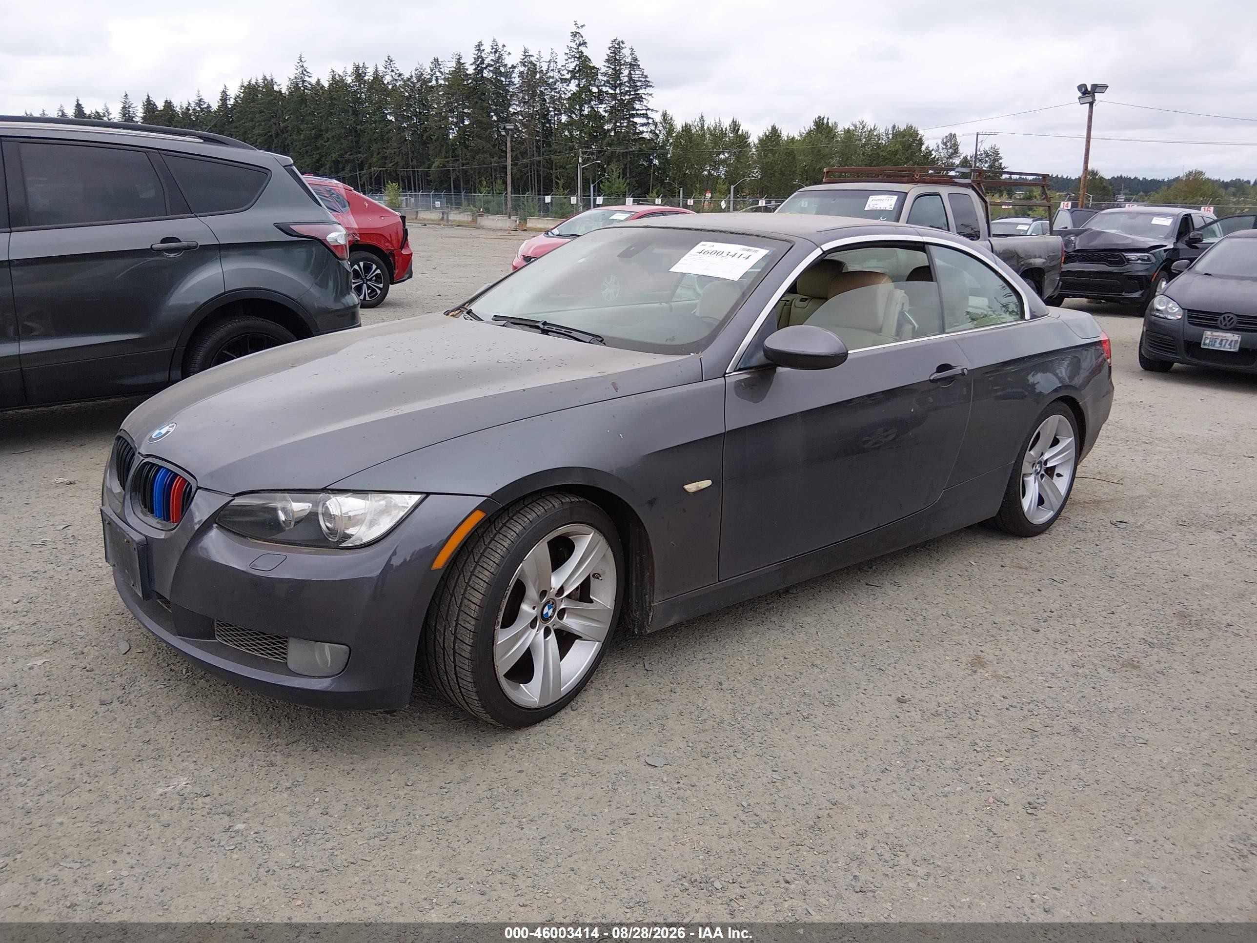 2007 Bmw 335i   Gray vin: WBAWL73517PX46229
