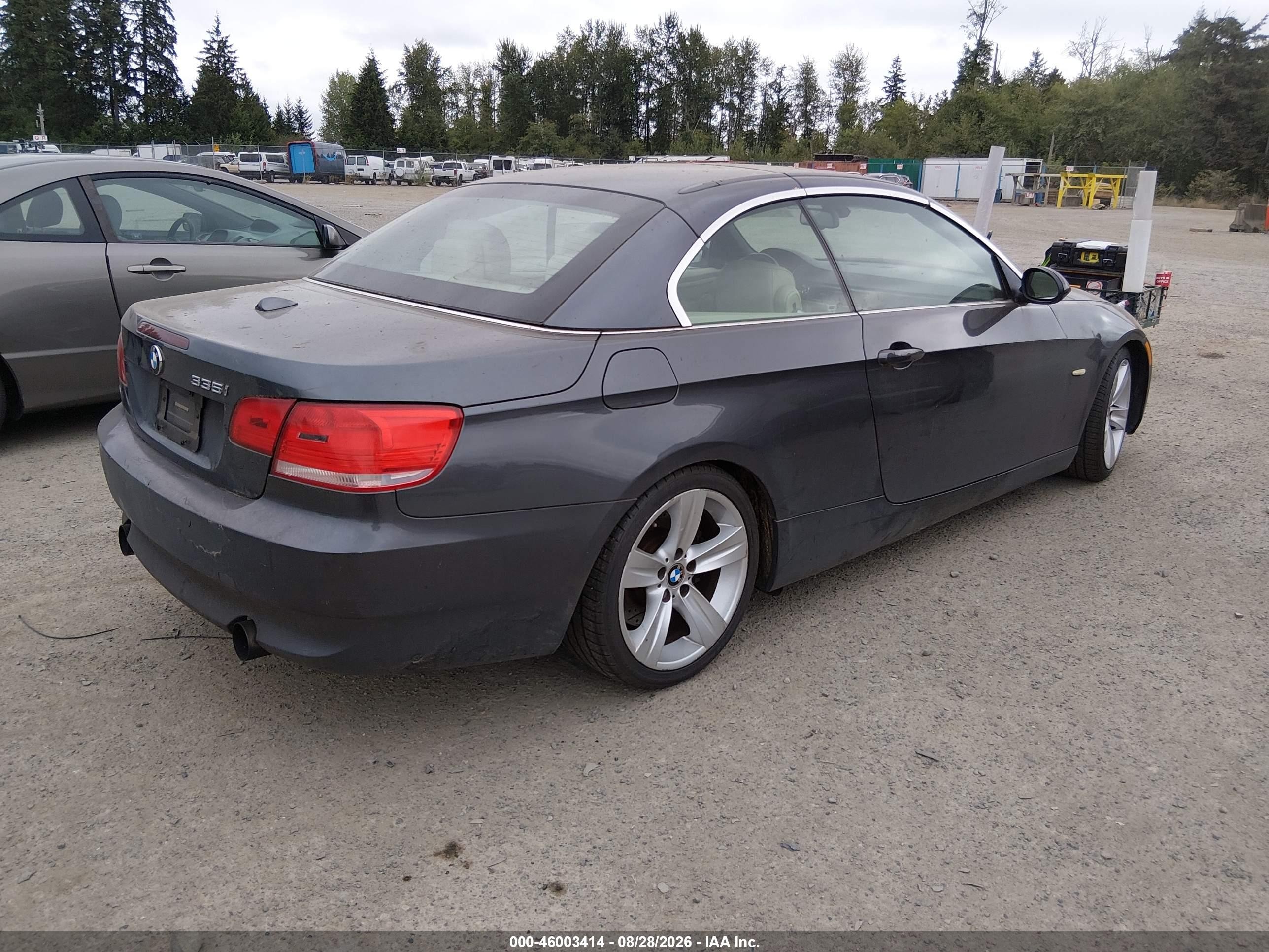 2007 Bmw 335i   Gray vin: WBAWL73517PX46229