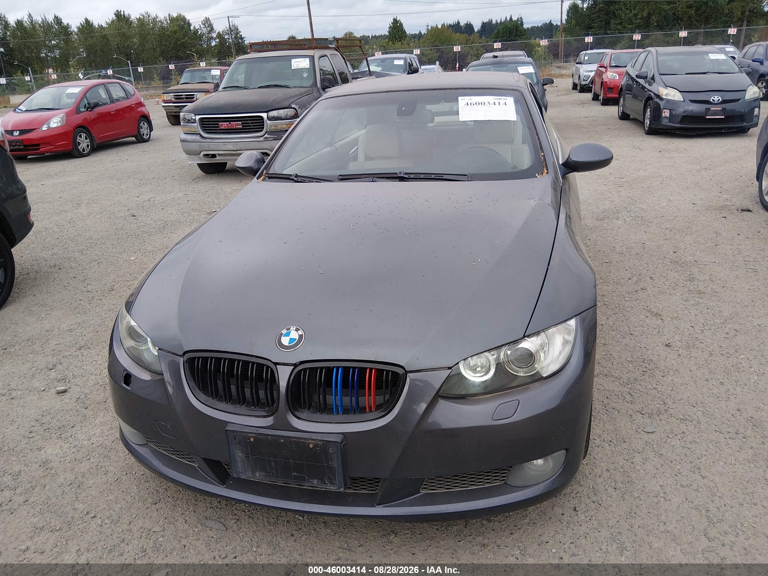 2007 Bmw 335i   Gray vin: WBAWL73517PX46229