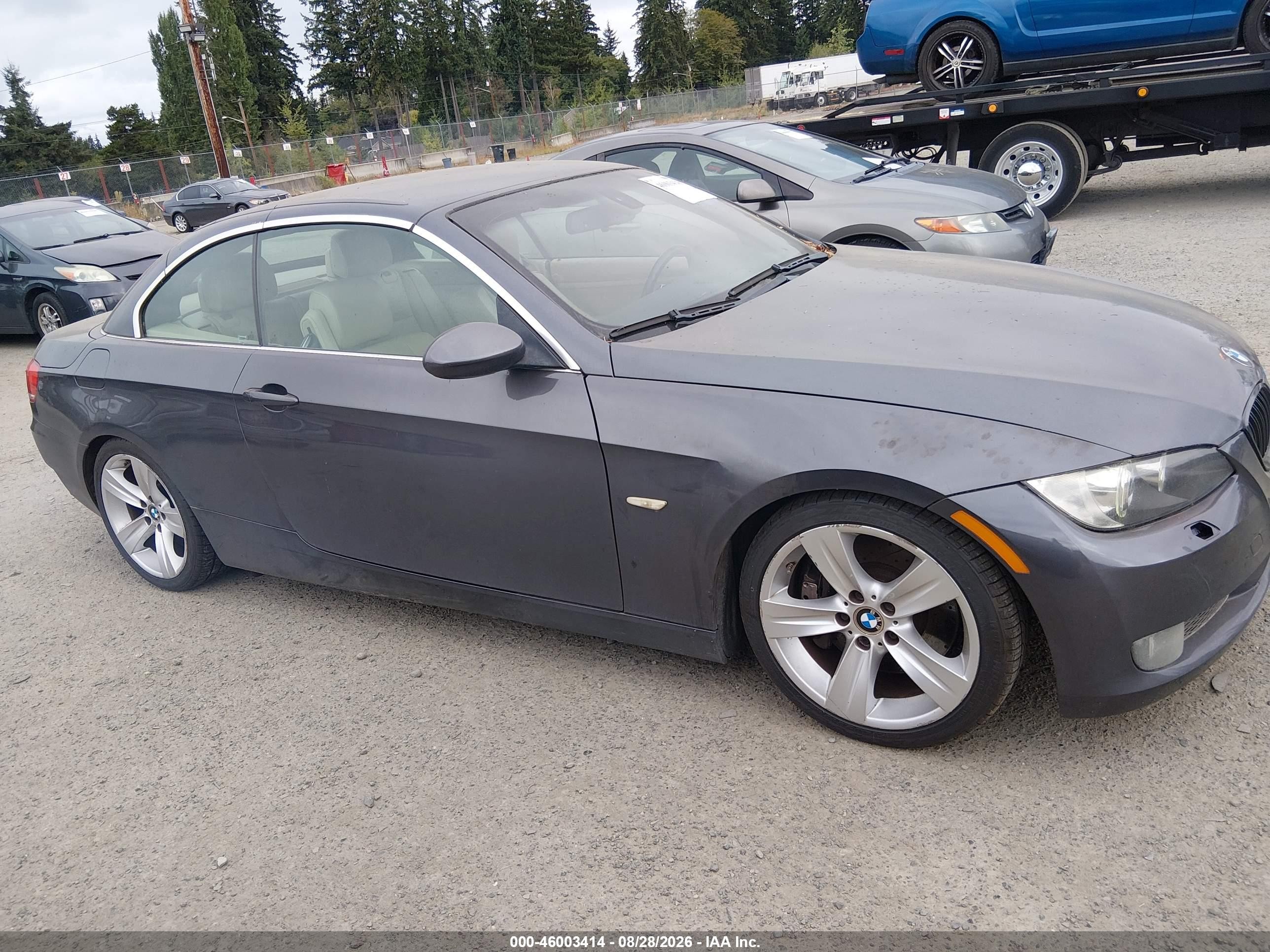 2007 Bmw 335i   Gray vin: WBAWL73517PX46229