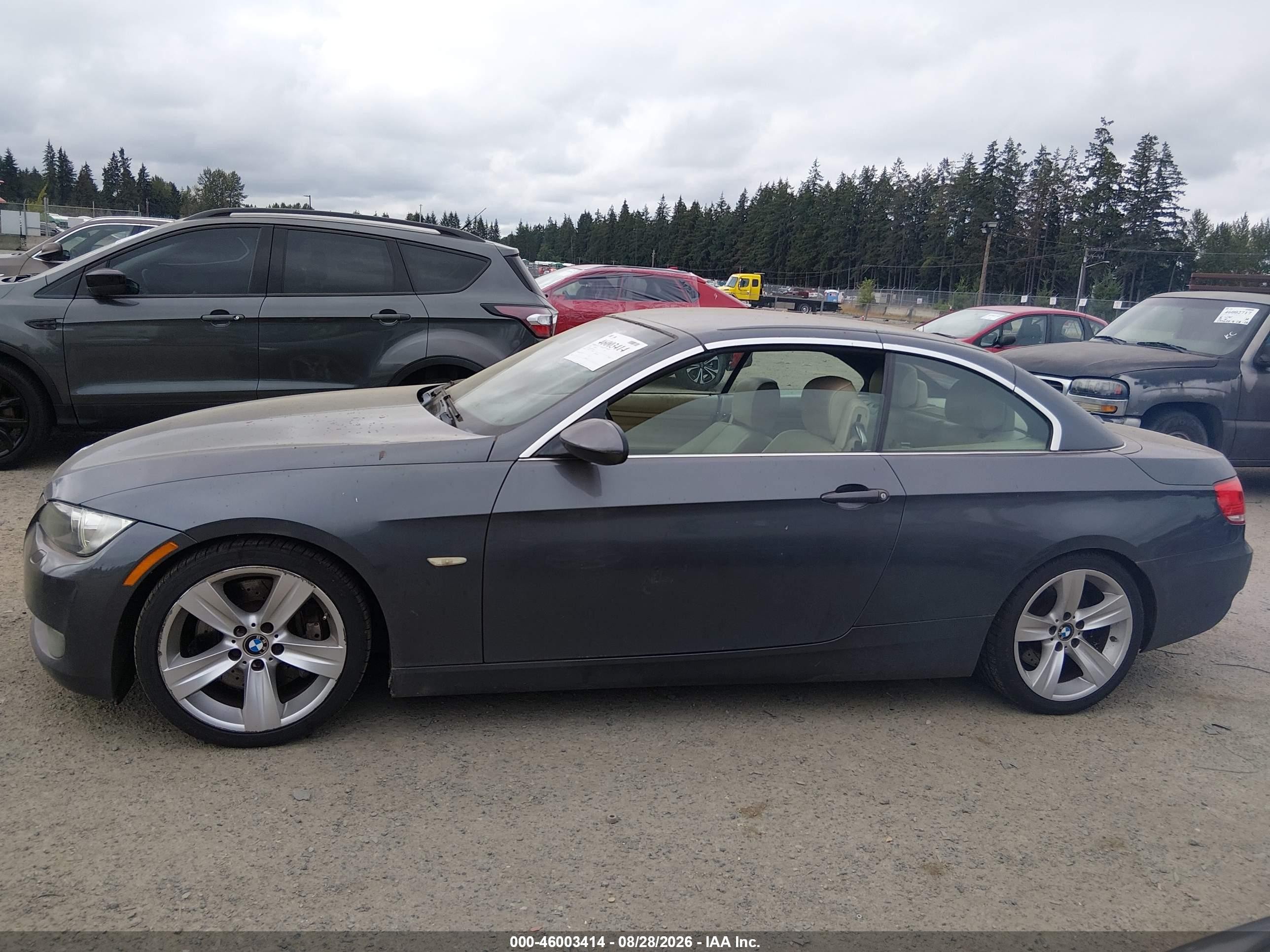 2007 Bmw 335i   Gray vin: WBAWL73517PX46229