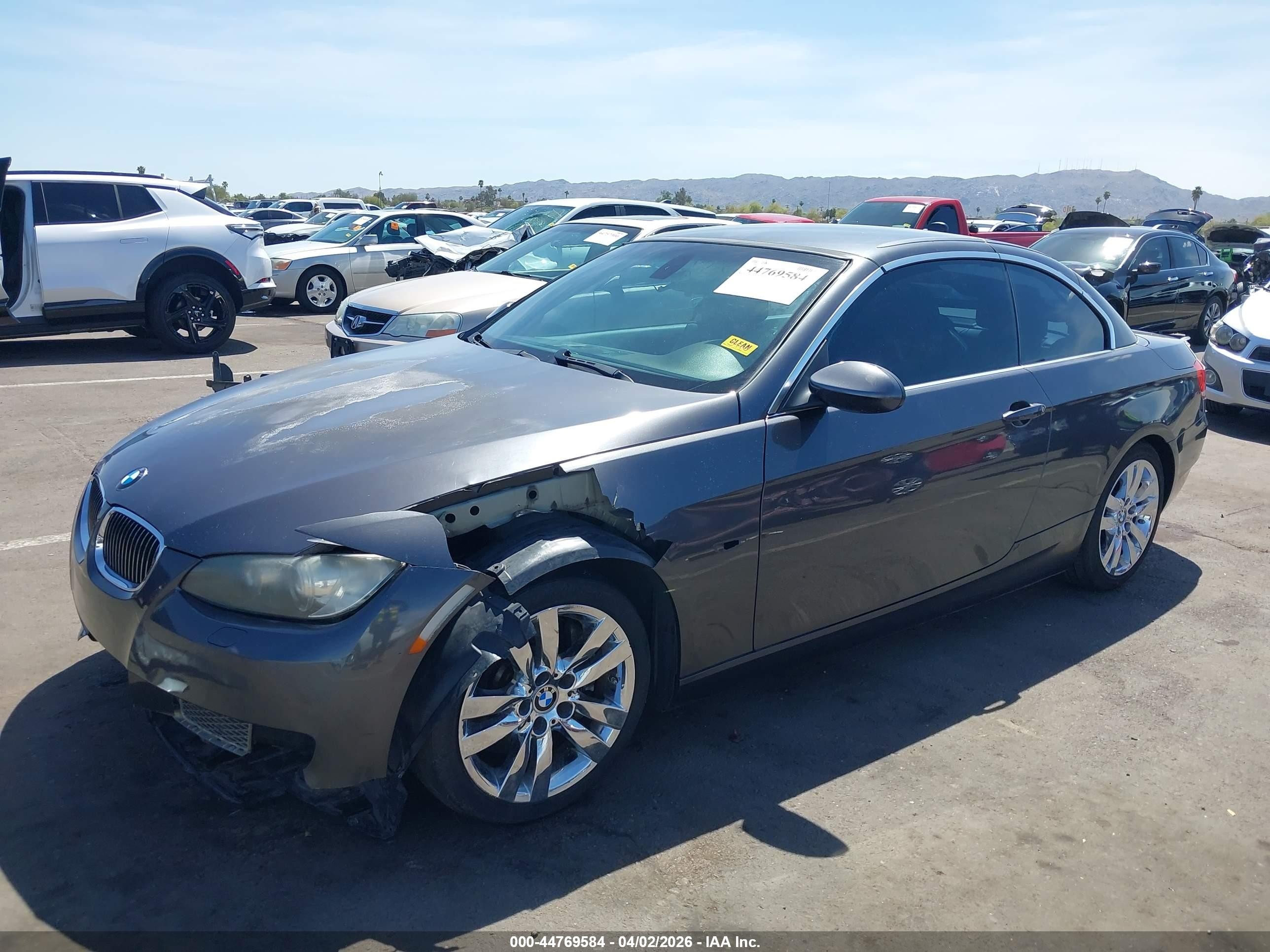 2007 Bmw 335i   Gray vin: WBAWL73517PX51107