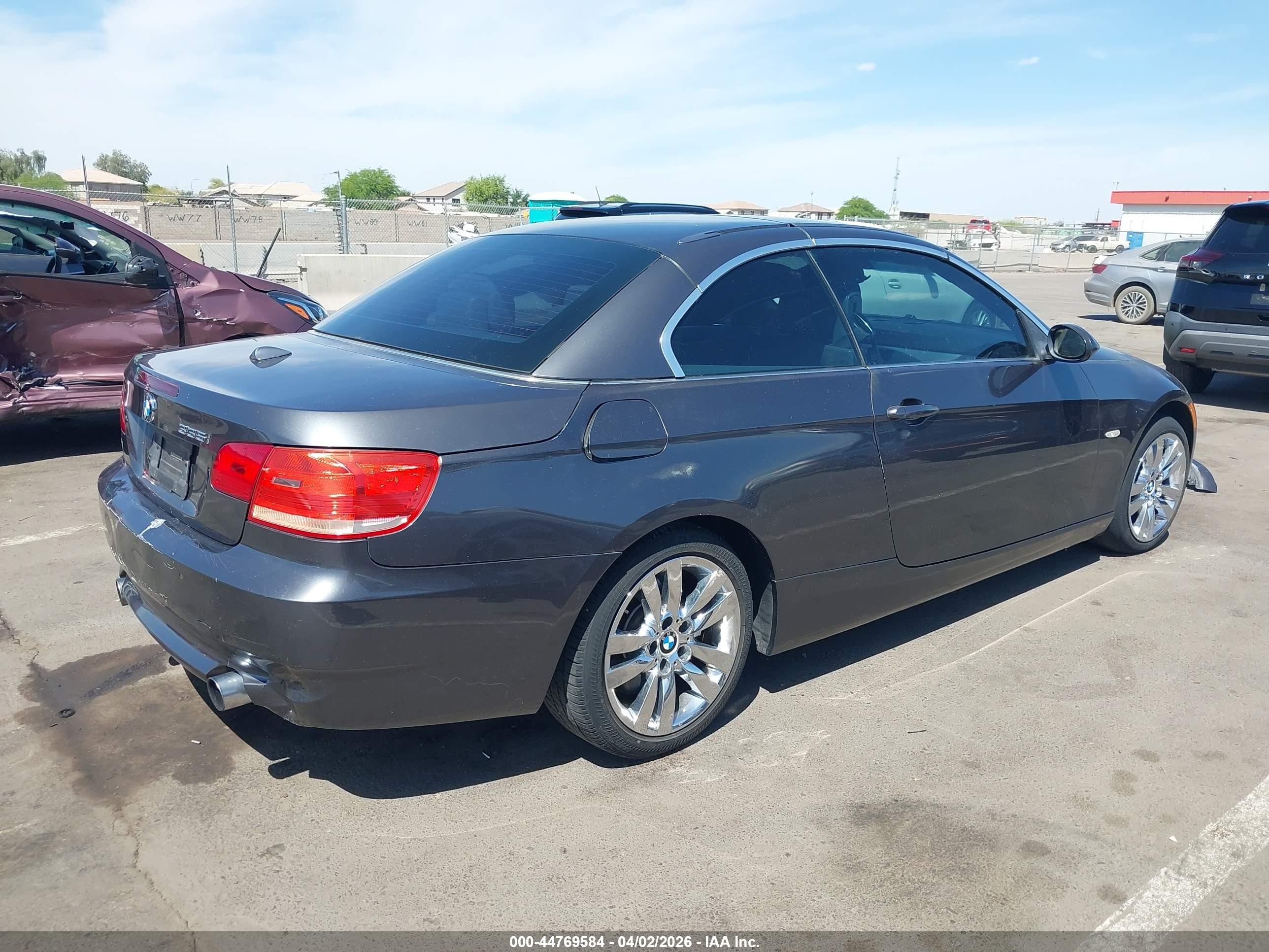 2007 Bmw 335i   Gray vin: WBAWL73517PX51107