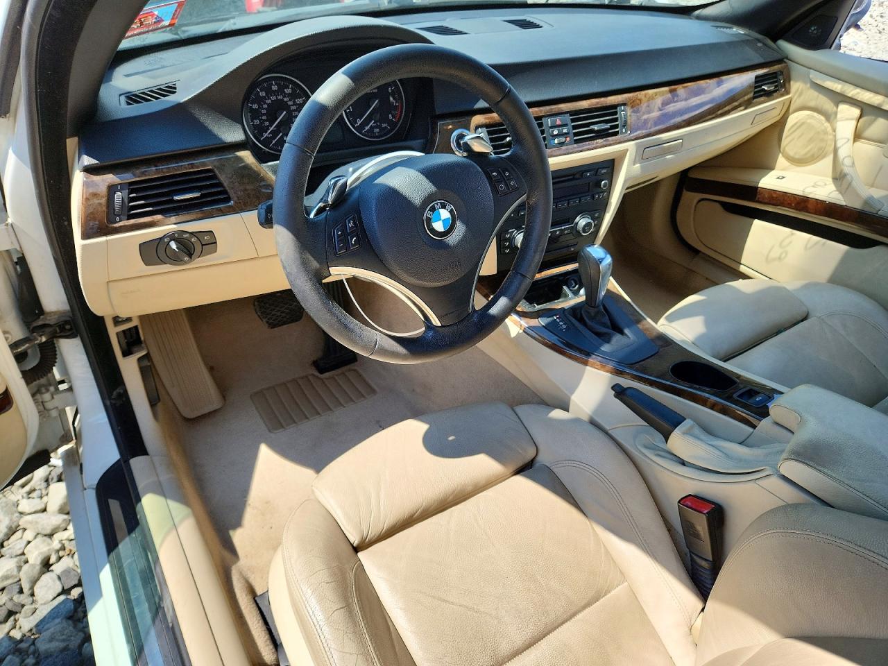 2008 Bmw 335 I White vin: WBAWL73518P178422