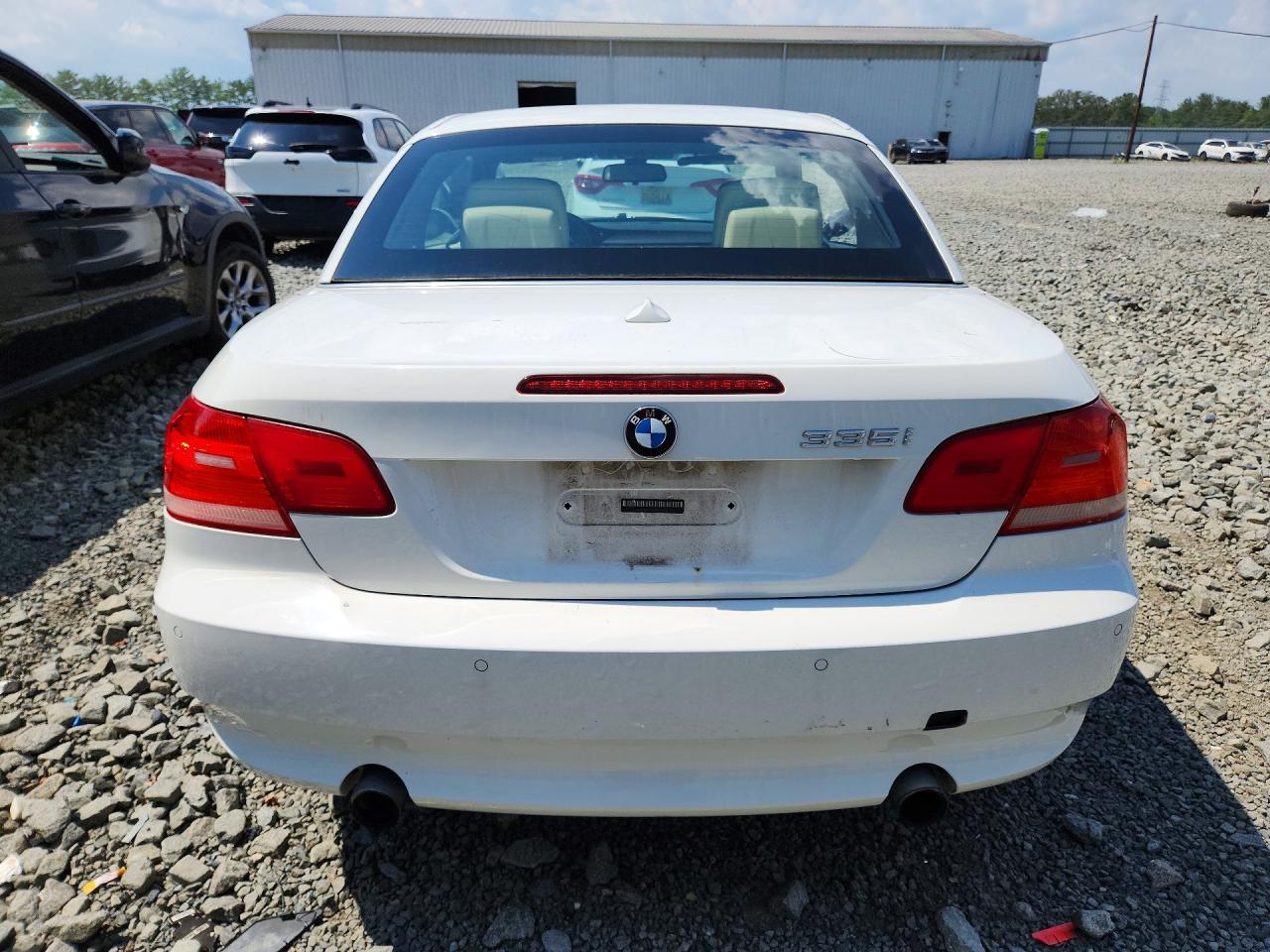 2008 Bmw 335 I White vin: WBAWL73518P178422