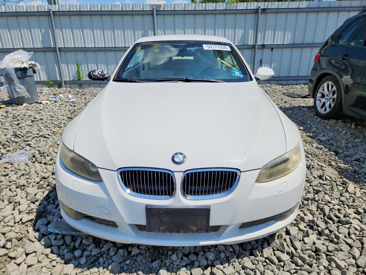 2008 Bmw 335 I White vin: WBAWL73518P178422