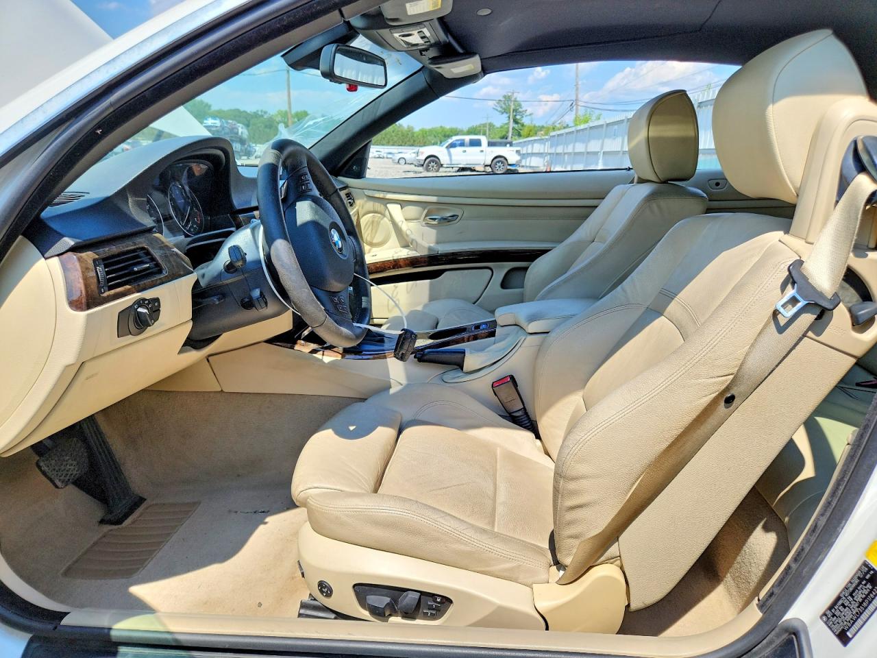2008 Bmw 335 I White vin: WBAWL73518P178422