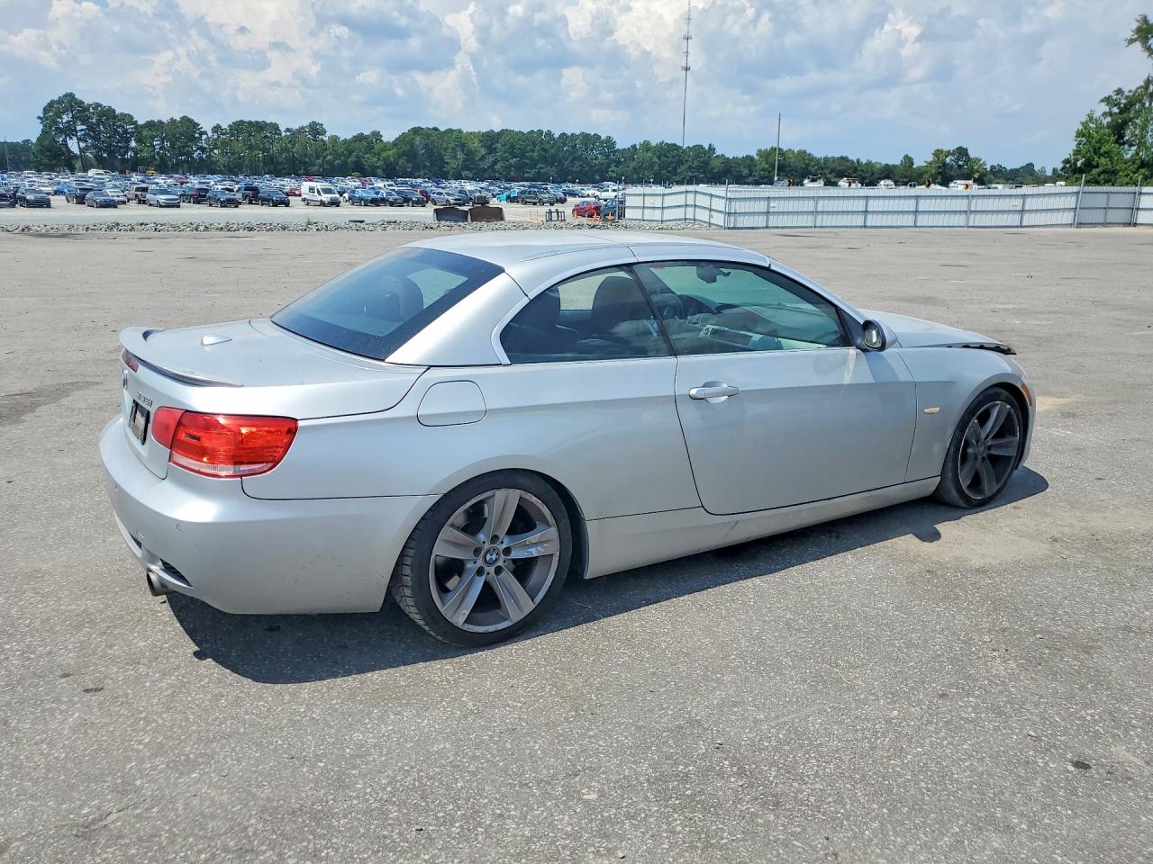 2008 Bmw 335 I Silver vin: WBAWL73518PX54557