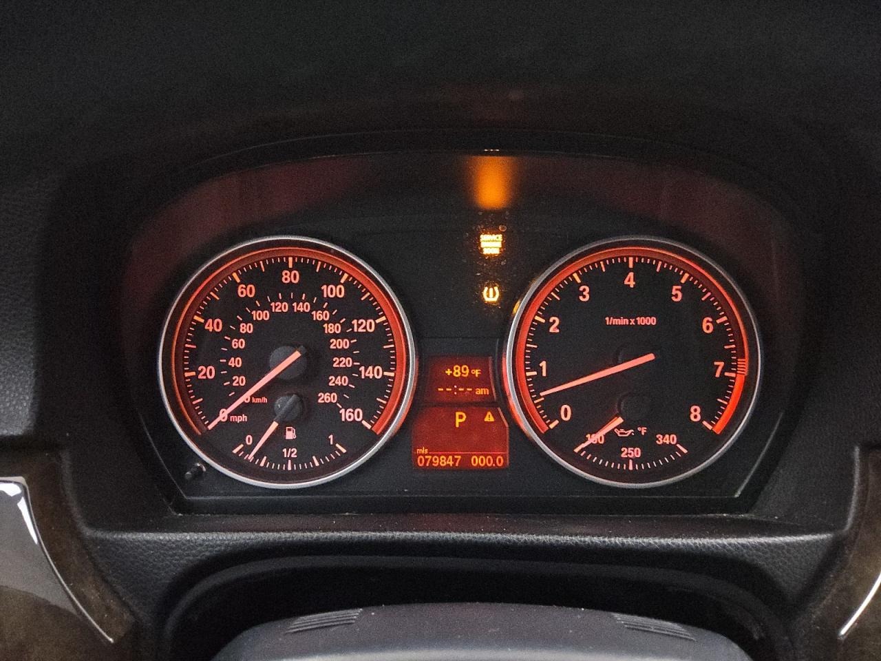 2009 Bmw 335 I White vin: WBAWL73519P473750 Damage: Warning Light - Engine, On, Unacceptable
