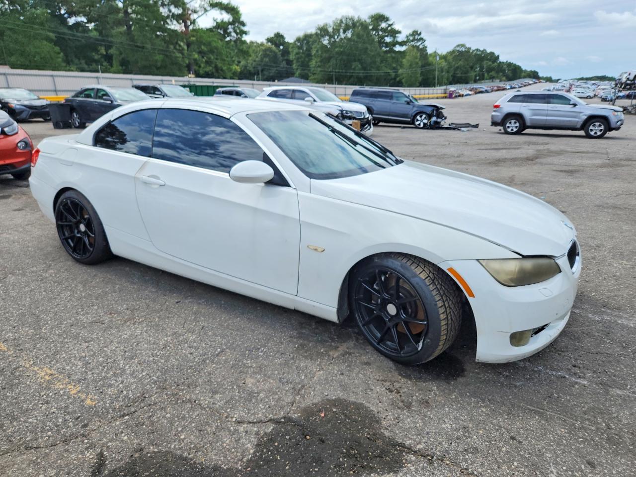 2009 Bmw 335 I White vin: WBAWL73529P180794