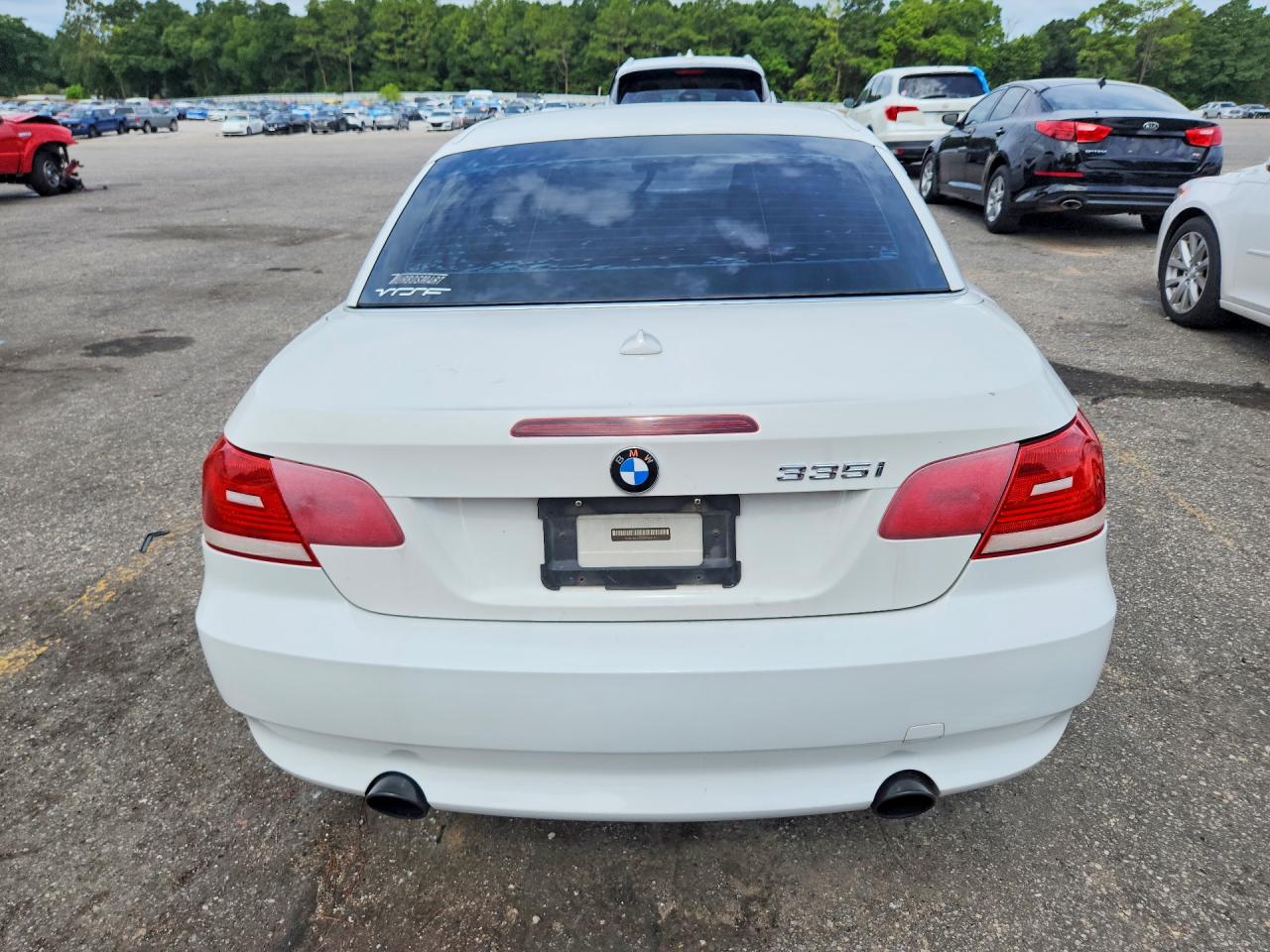 2009 Bmw 335 I White vin: WBAWL73529P180794