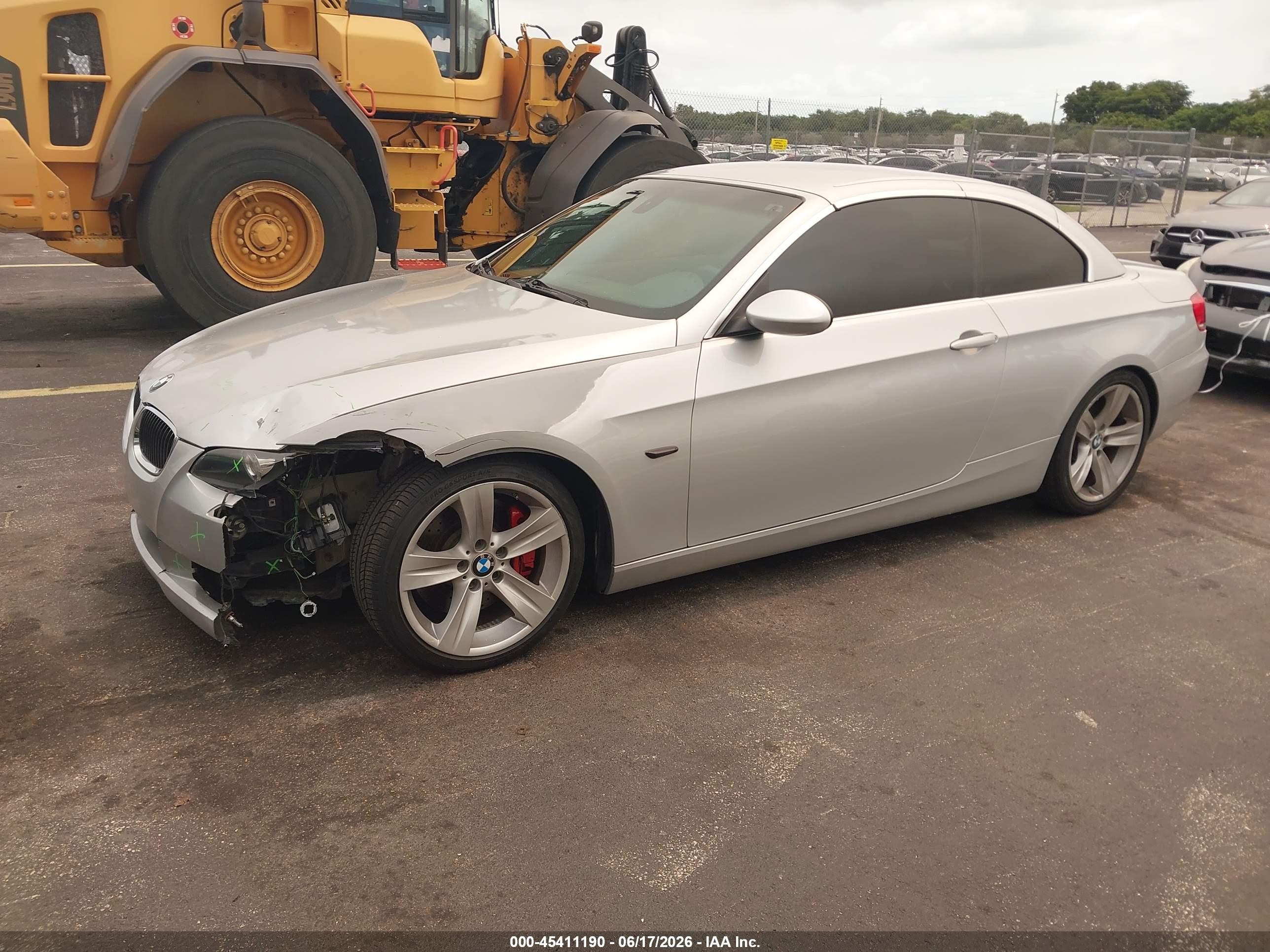 2007 Bmw 335i   Gray vin: WBAWL73537PX47608