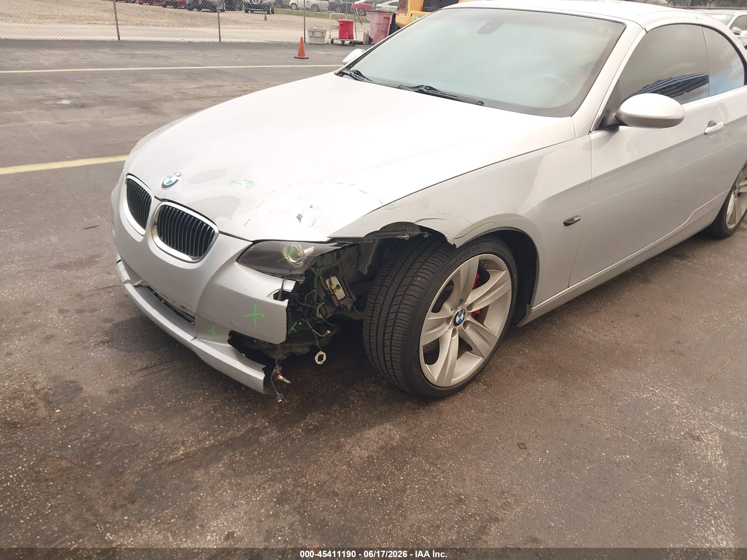 2007 Bmw 335i   Gray vin: WBAWL73537PX47608