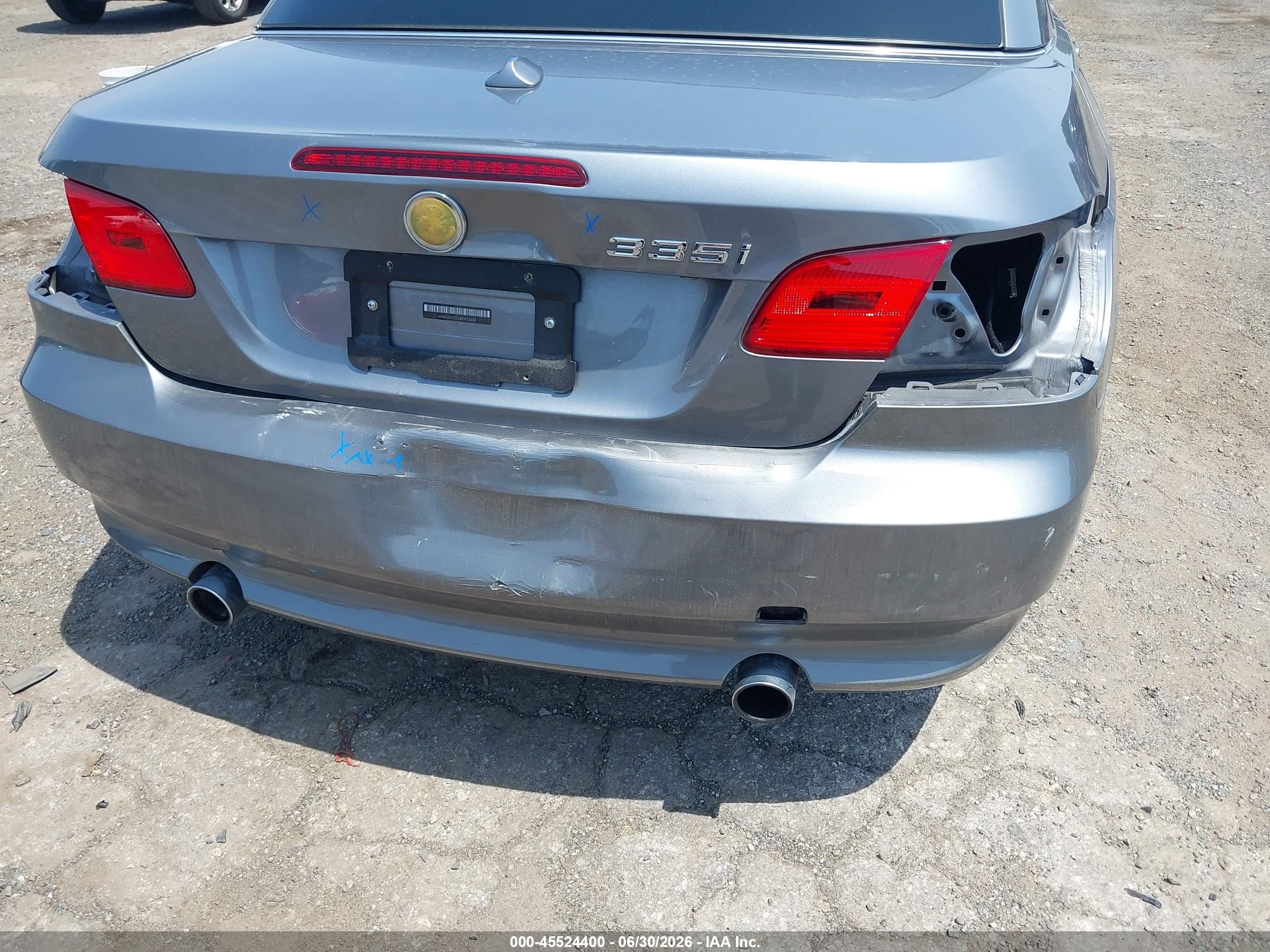 2008 Bmw 335i   Серебряный vin: WBAWL73538PX52650