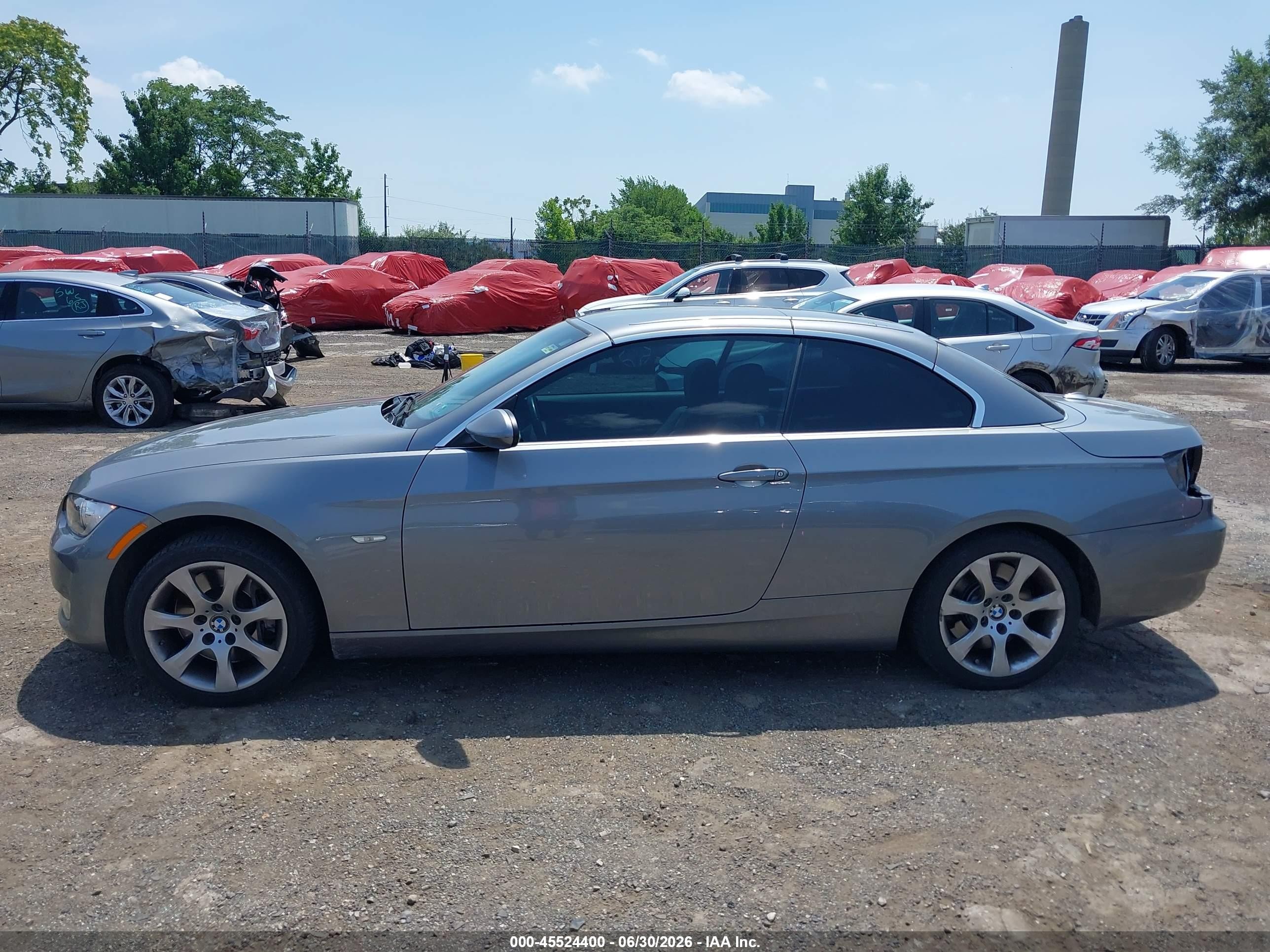 2008 Bmw 335i   Серебряный vin: WBAWL73538PX52650