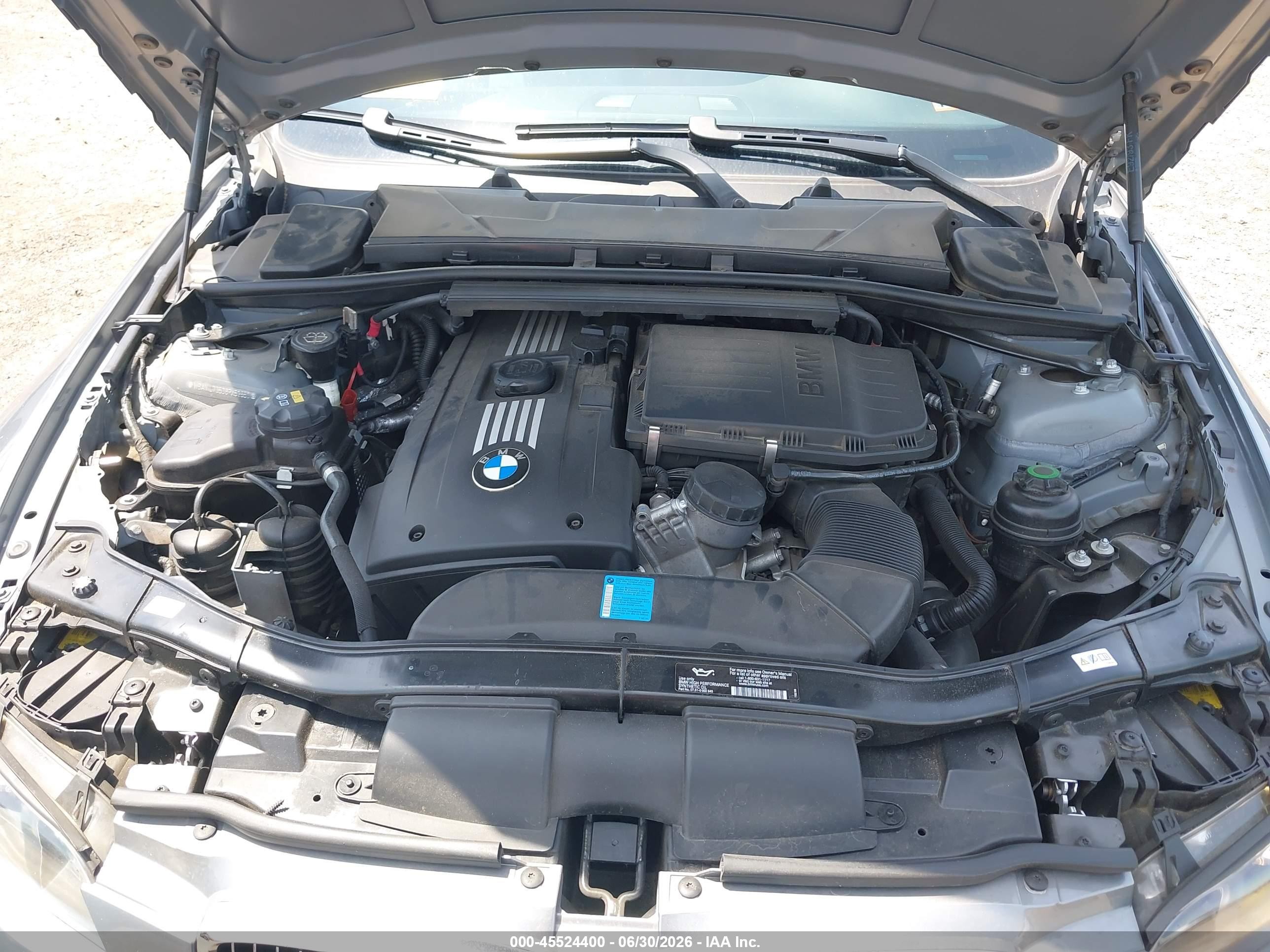 2008 Bmw 335i   Серебряный vin: WBAWL73538PX52650