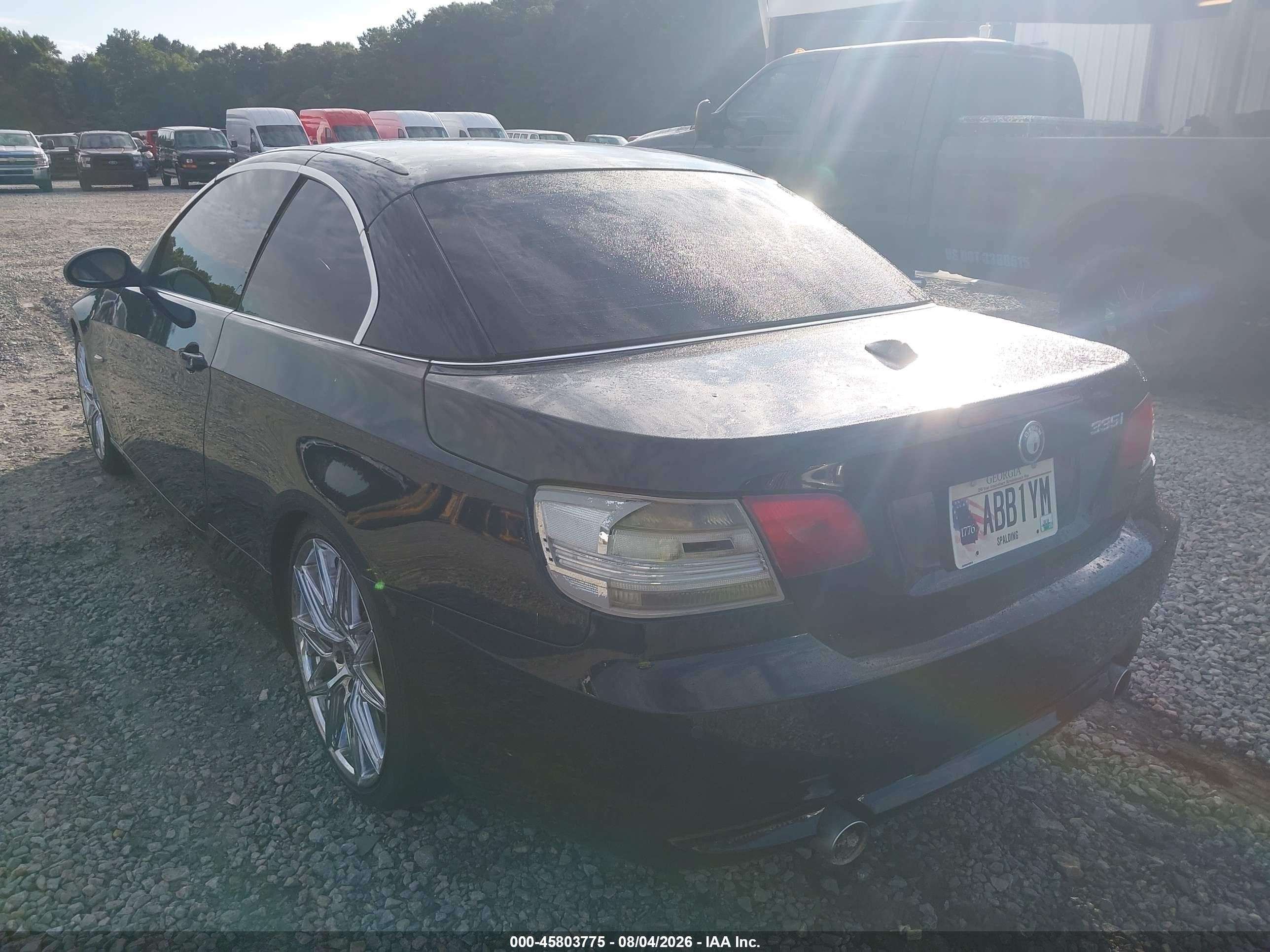 2008 Bmw 335i   Black vin: WBAWL73538PX55452
