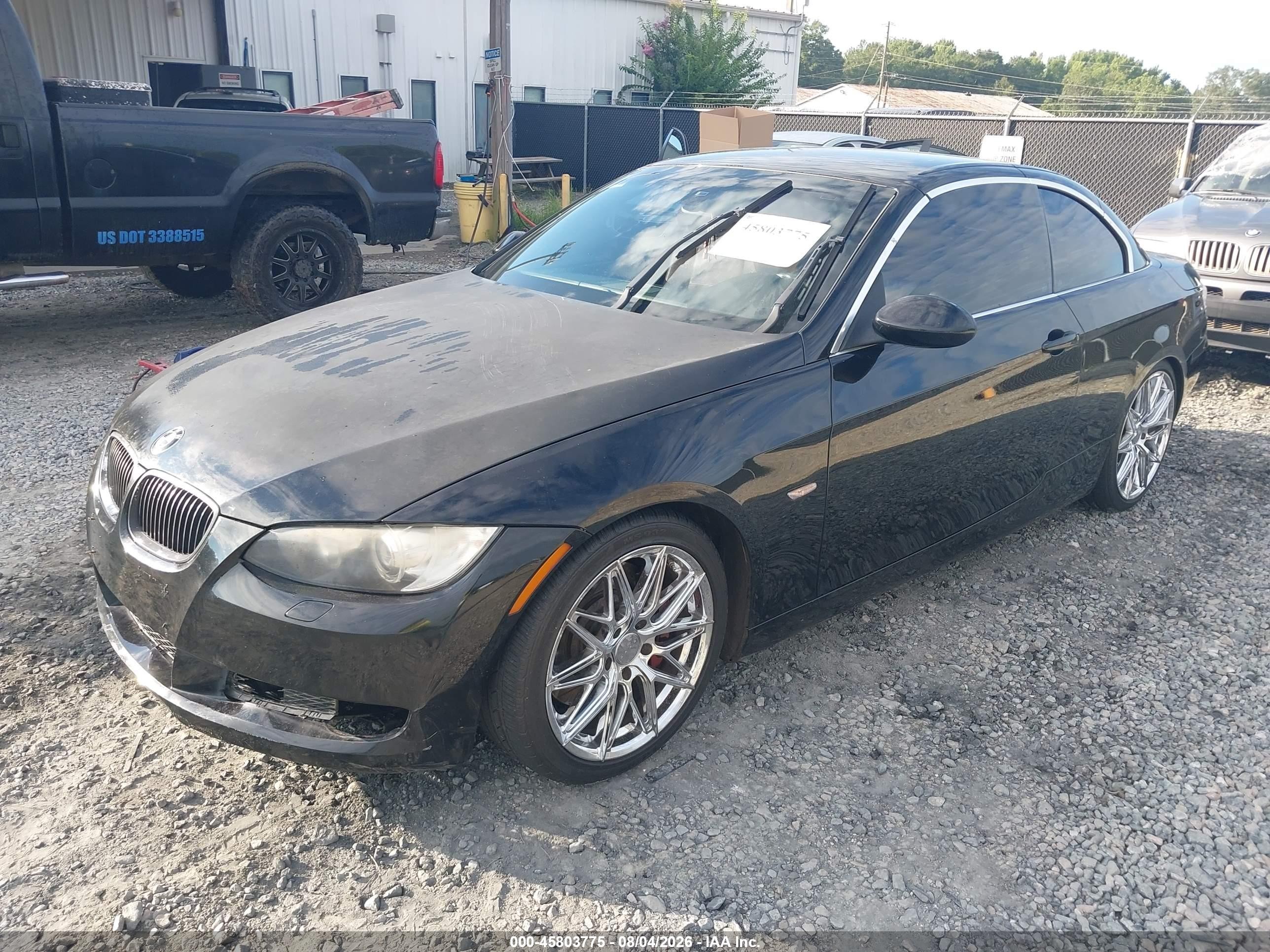 2008 Bmw 335i   Black vin: WBAWL73538PX55452