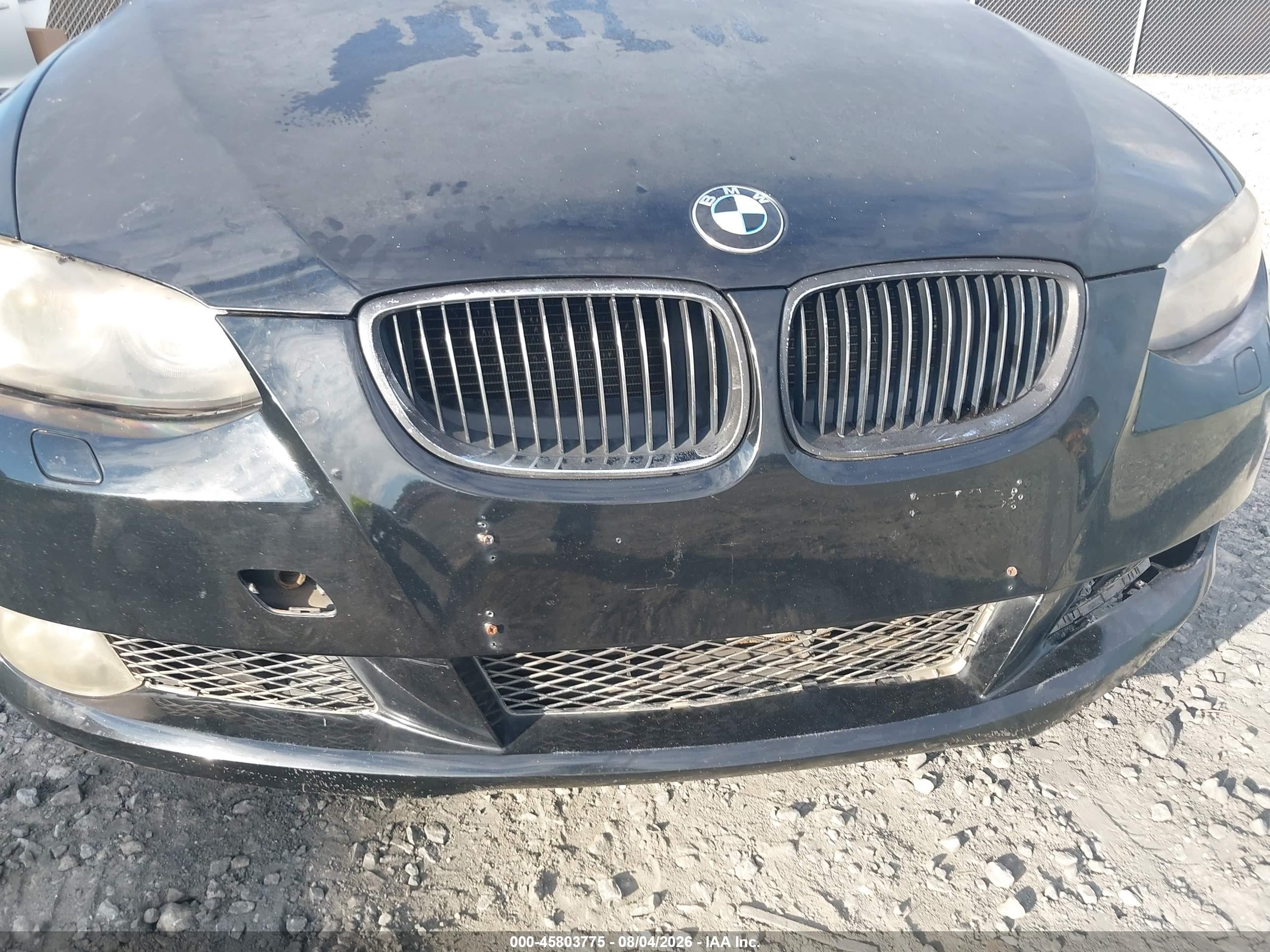 2008 Bmw 335i   Black vin: WBAWL73538PX55452