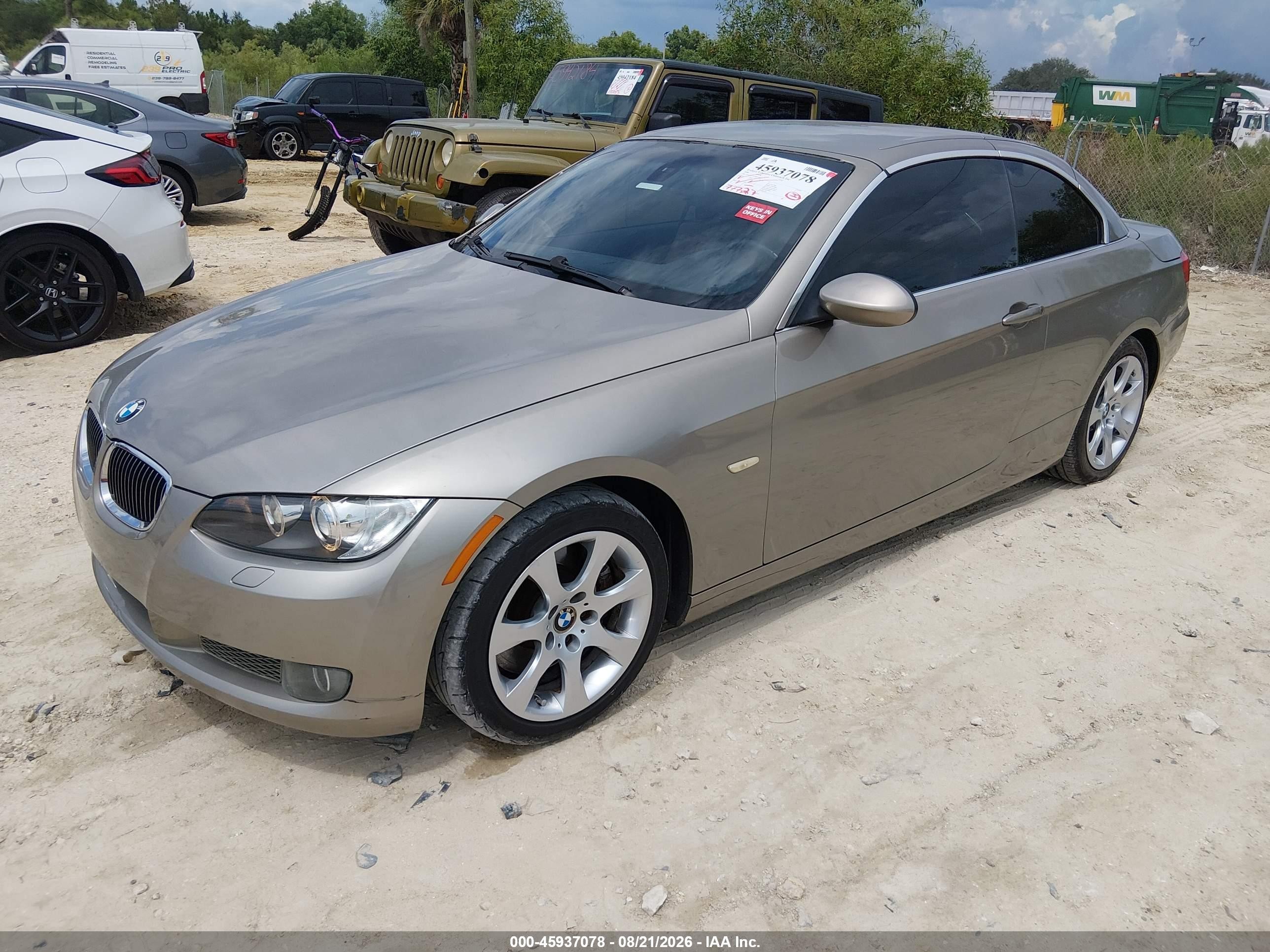 2008 Bmw 335i   Champagne vin: WBAWL73538PX58951