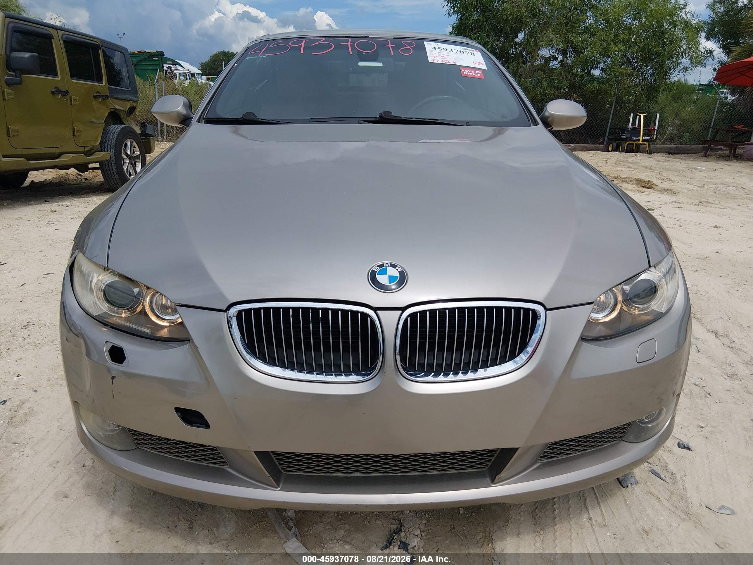 2008 Bmw 335i   Champagne vin: WBAWL73538PX58951