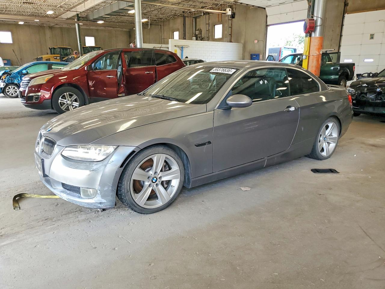 2007 Bmw 335 I Gray vin: WBAWL73547PX46256