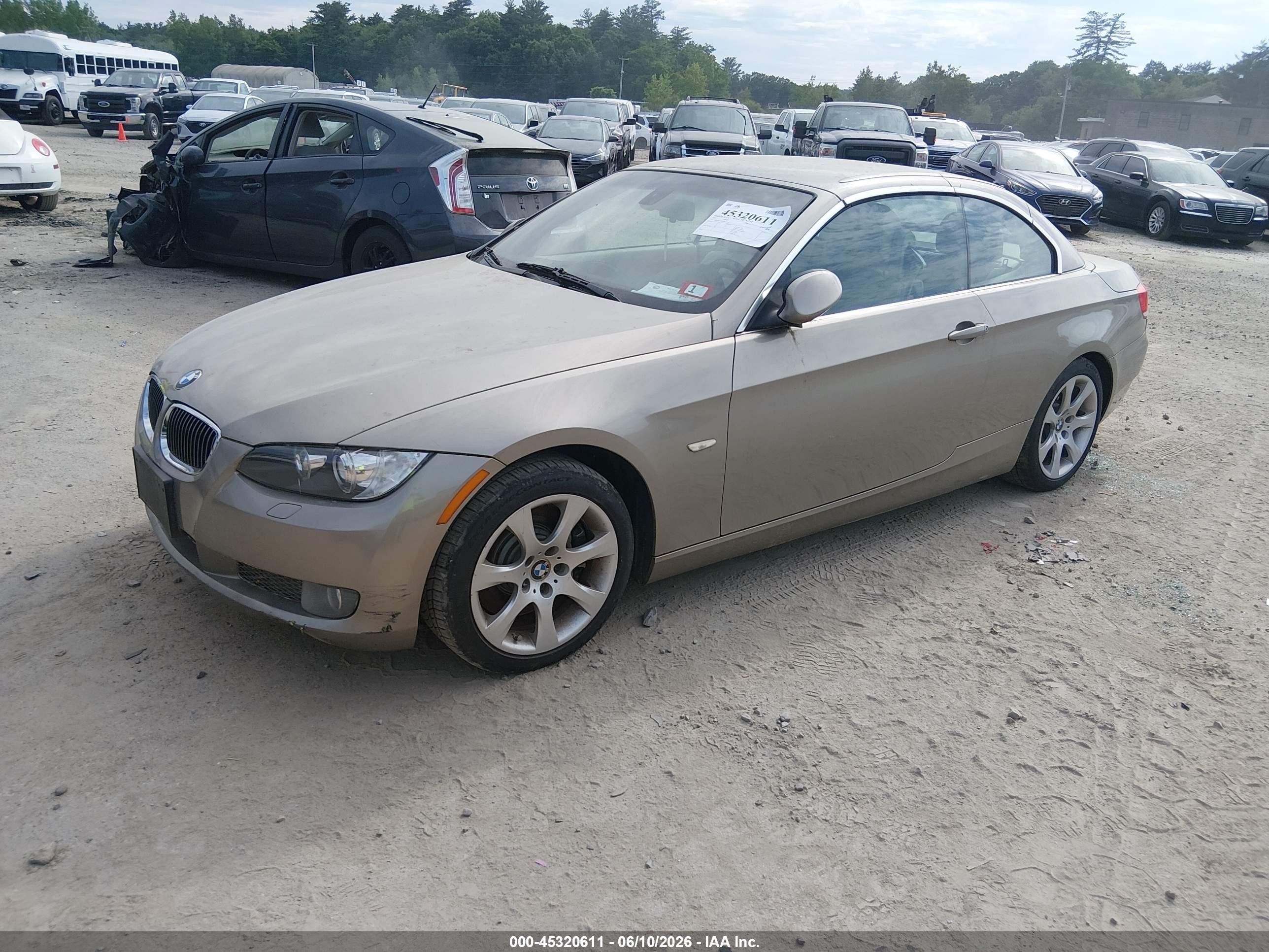 2007 Bmw 335i   Beige vin: WBAWL73547PX50226