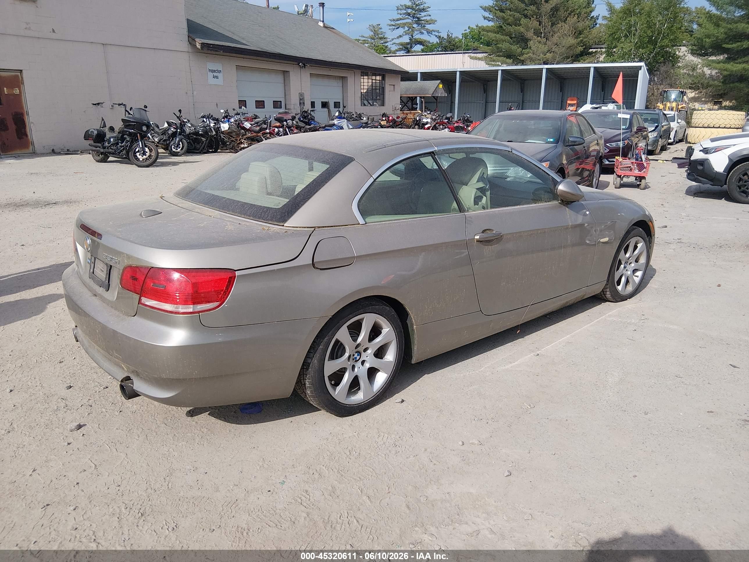 2007 Bmw 335i   Beige vin: WBAWL73547PX50226