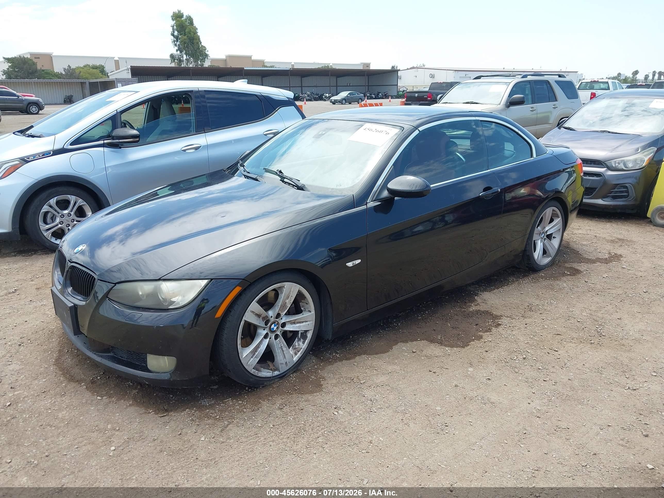 2008 Bmw 335i   Black vin: WBAWL73548PX53449
