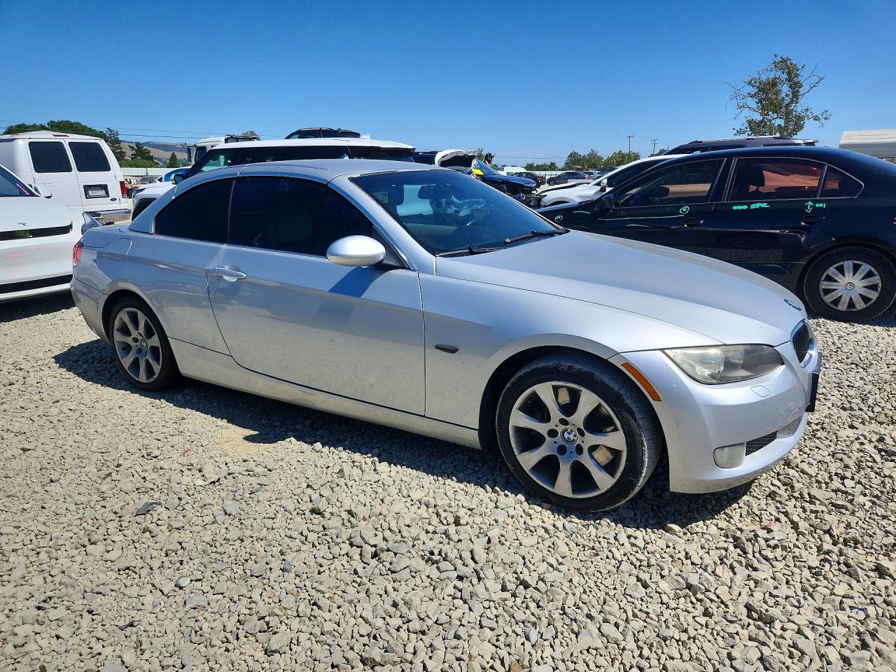 2008 Bmw 335 I Silver vin: WBAWL73548PX59087
