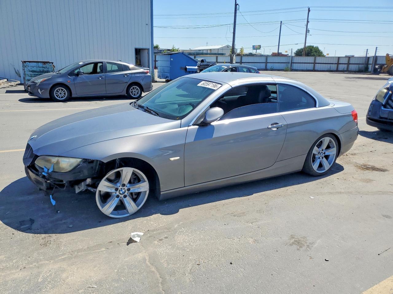 2009 Bmw 335 I Gray vin: WBAWL73549P473502
